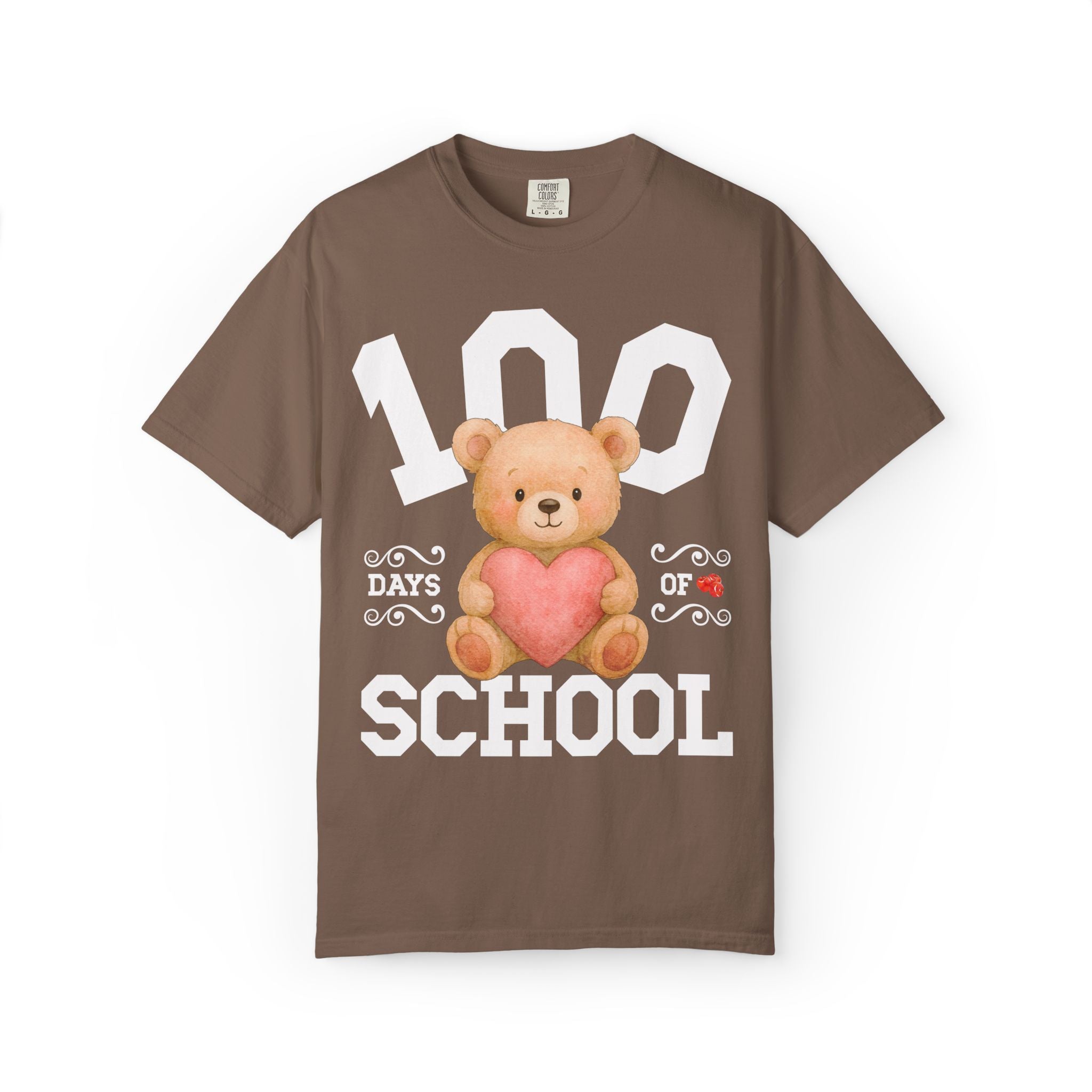 100 Days of School Cottagecore Bear Tee - Opal and June