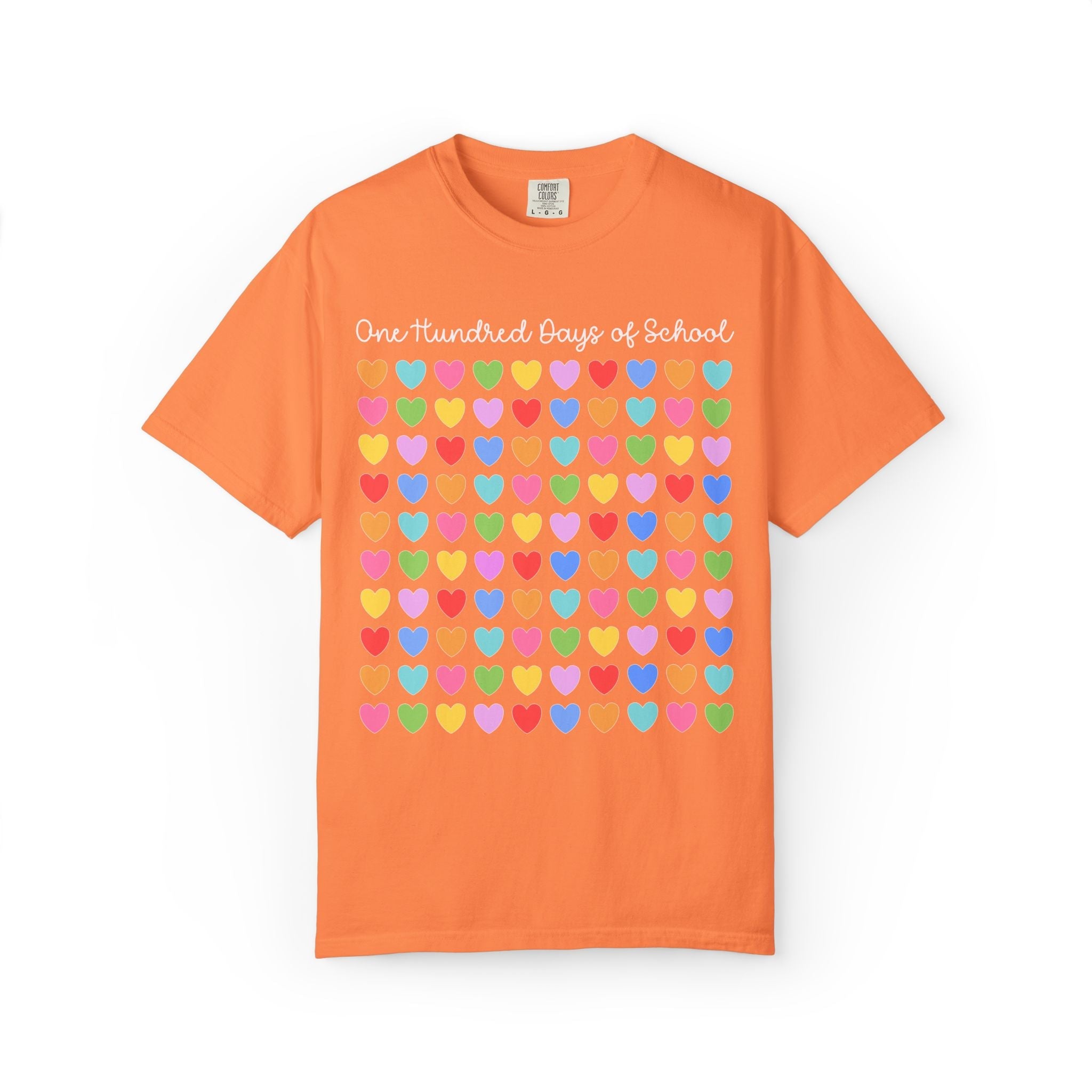 100 Days of School Heart T-Shirt - Opal and June