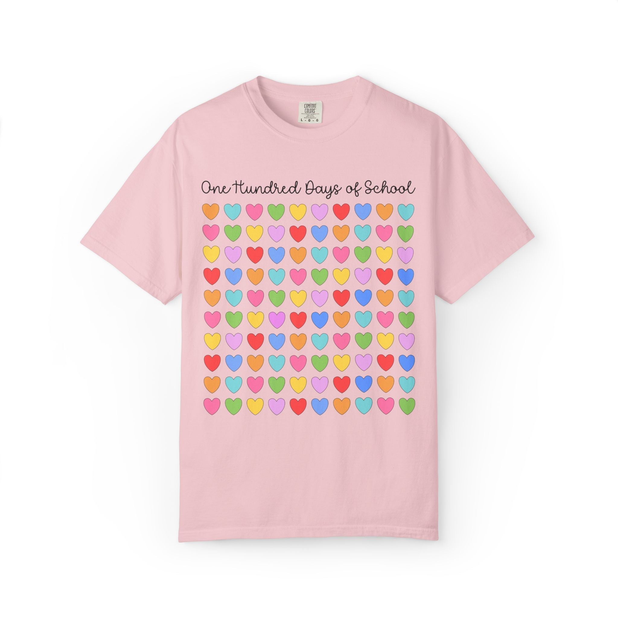 100 Days of School Heart T-Shirt - Opal and June
