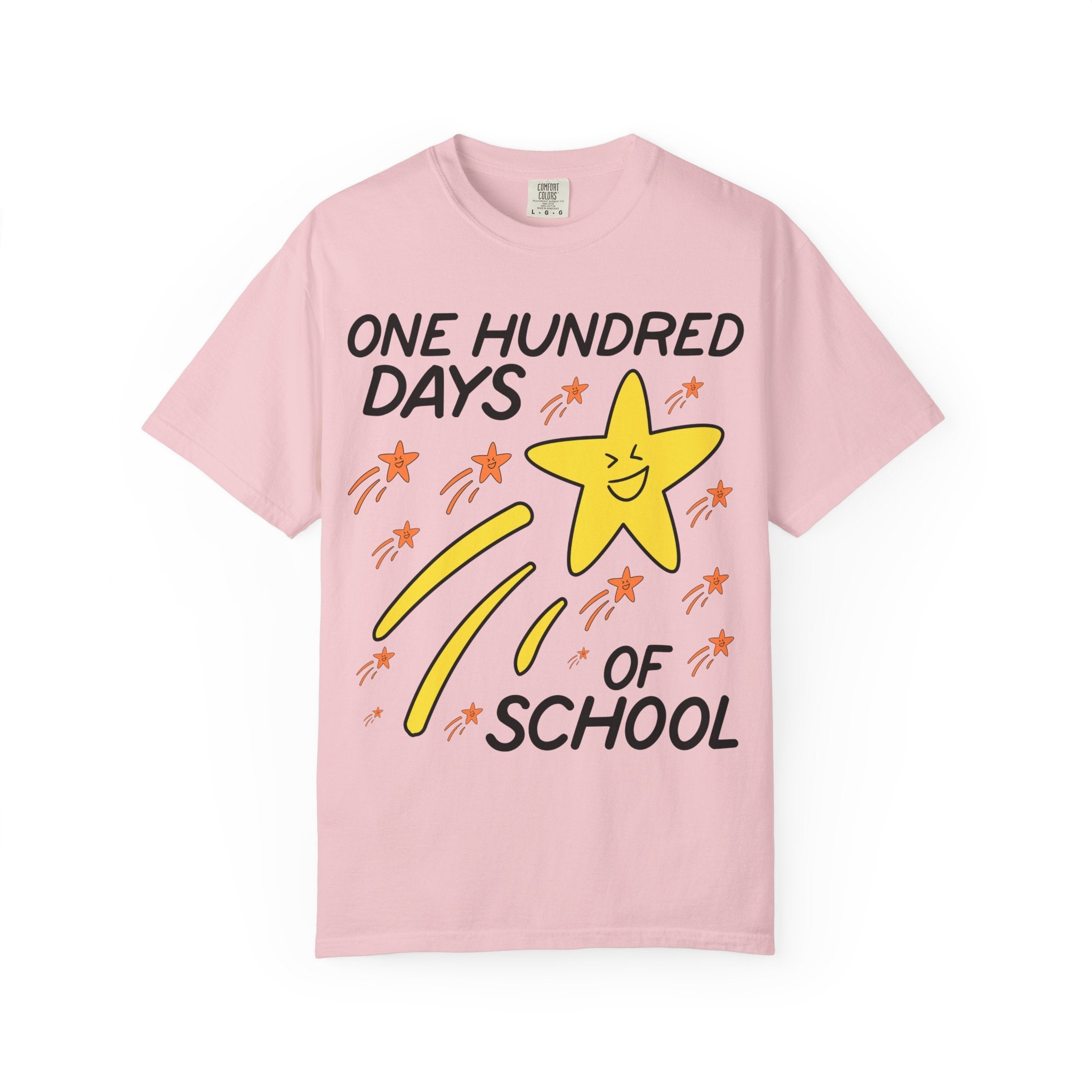 100 Days of School Matching Teacher Tee Shirt, School Librarian or School Office Staff Tee, Elementary School Teacher 100th Day of School T - Opal and June
