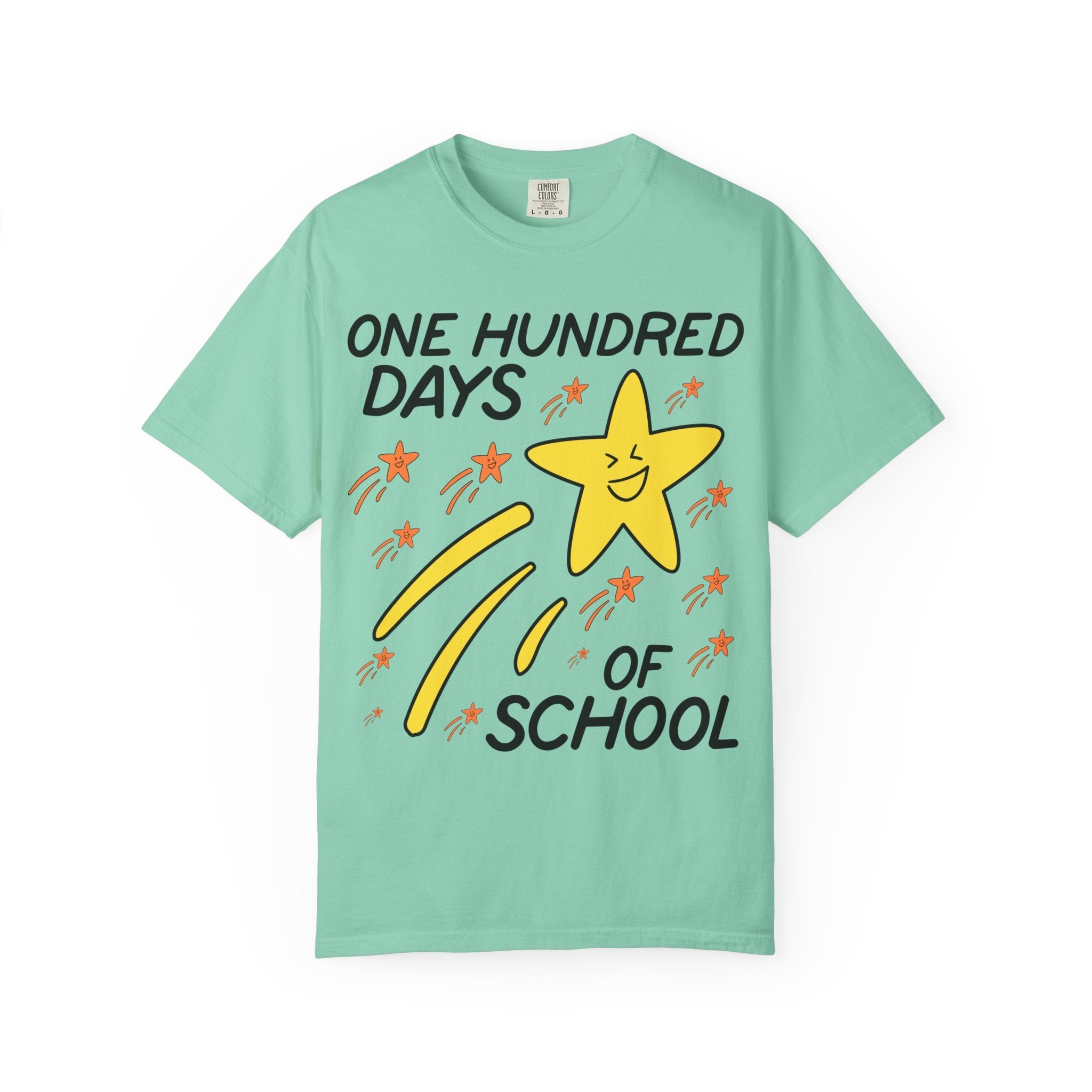 100 Days of School Matching Teacher Tee Shirt, School Librarian or School Office Staff Tee, Elementary School Teacher 100th Day of School T - Opal and June