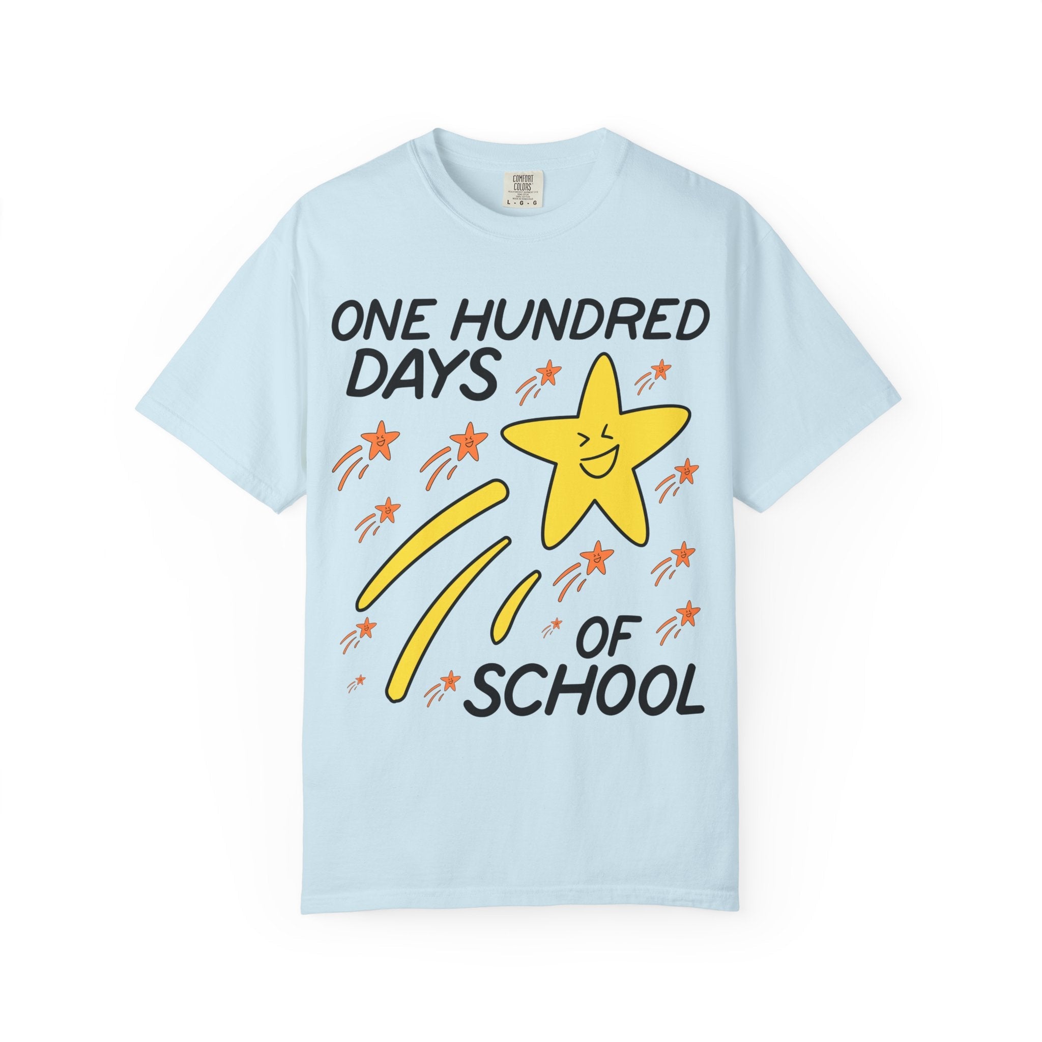 100 Days of School Matching Teacher Tee Shirt, School Librarian or School Office Staff Tee, Elementary School Teacher 100th Day of School T - Opal and June