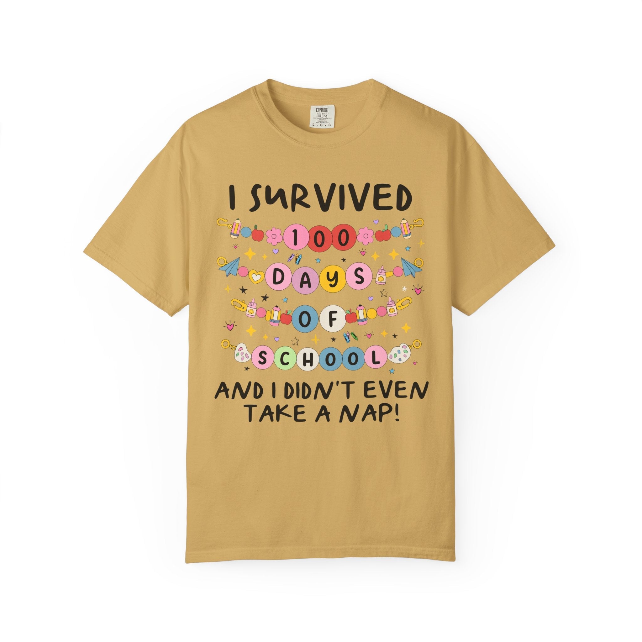 100 Days of School Matching Teacher Tee Shirts with Funny Sarcastic Sayings: Cute Elementary School Teacher Group T-Shirt with Stars - Opal and June