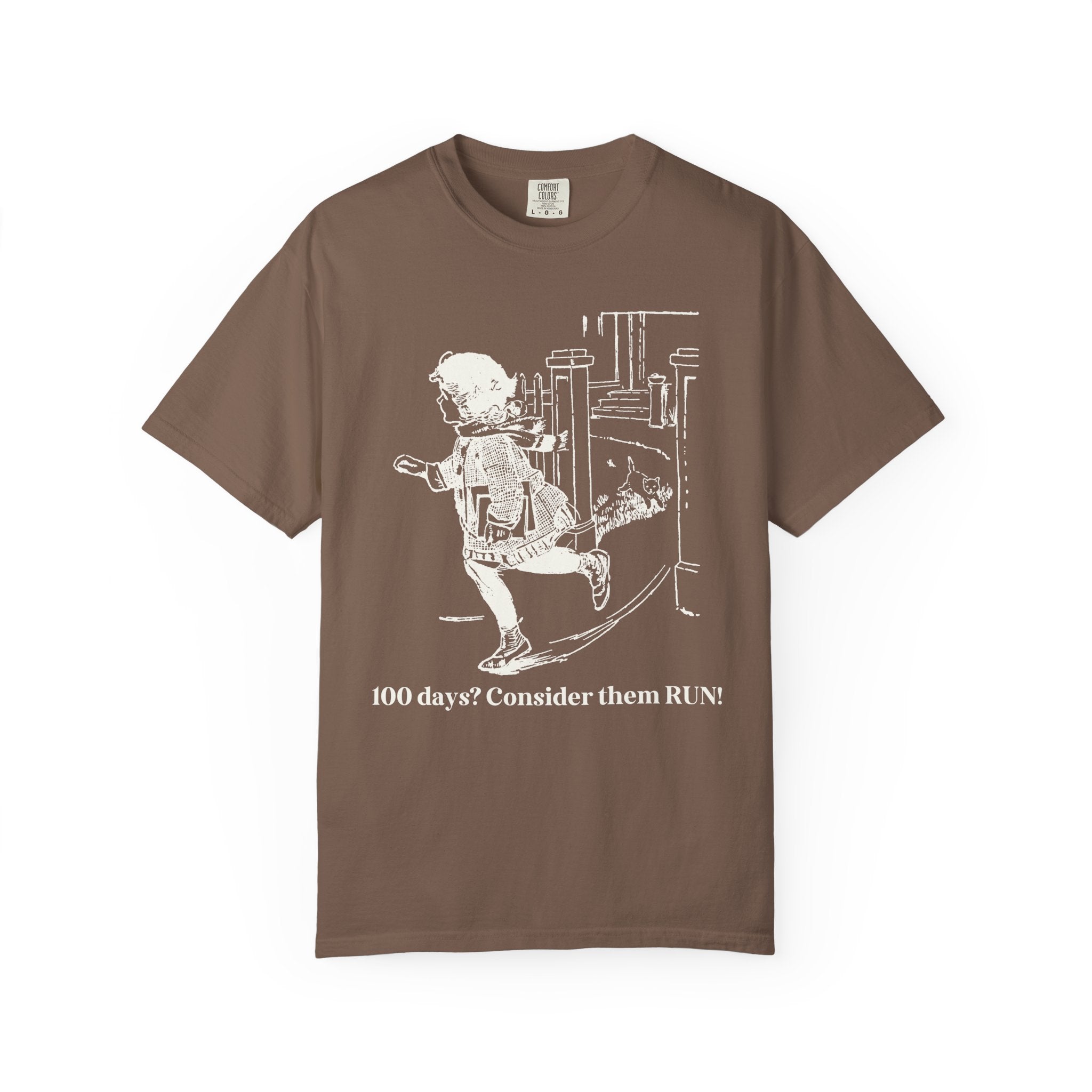 100 Days of School Teacher Tee Shirt for Cat Lover, Cute Vintage Aesthetic T-Shirt for Hundredth School Day, Matching School Office Staff T - Opal and June