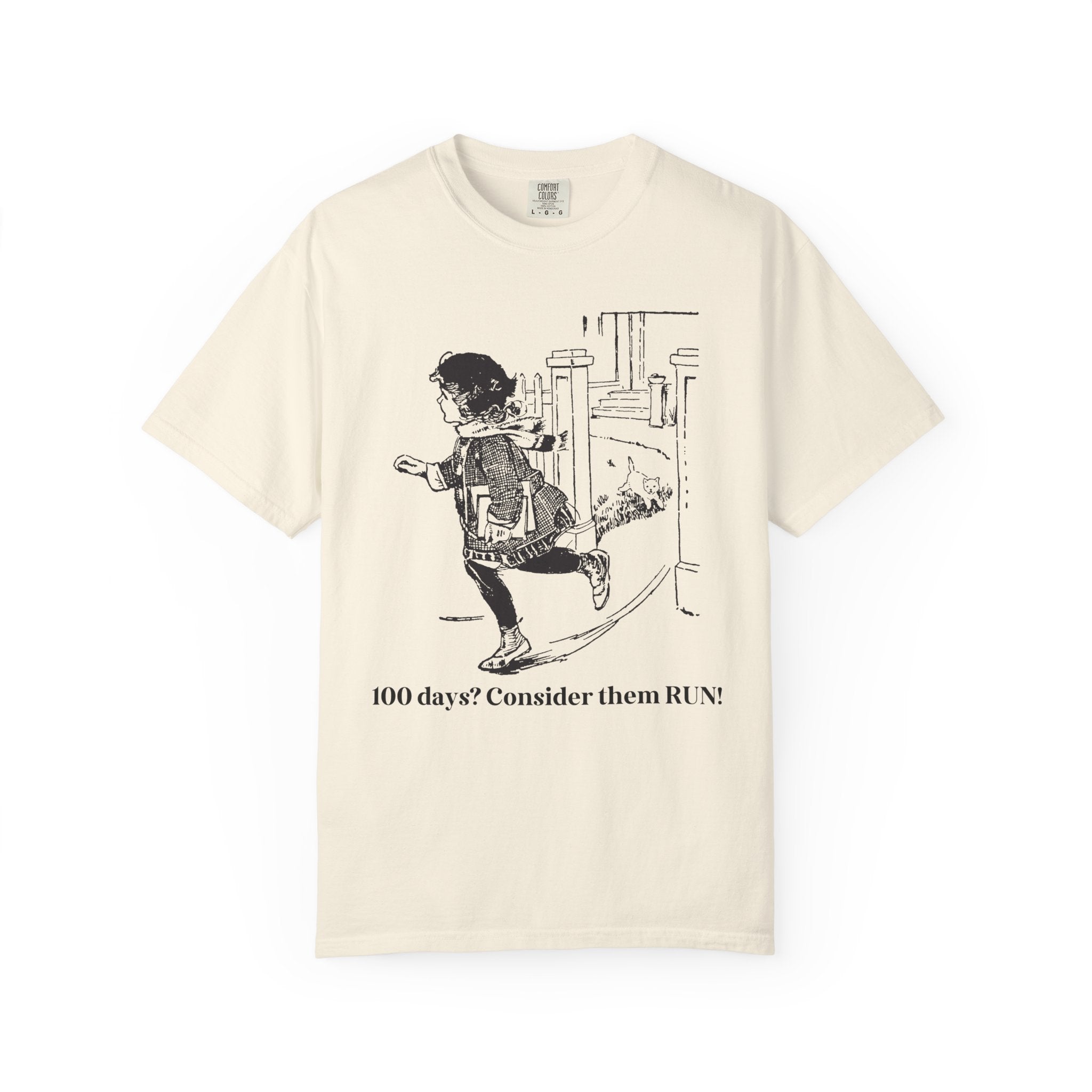 100 Days of School Teacher Tee Shirt for Cat Lover, Cute Vintage Aesthetic T-Shirt for Hundredth School Day, Matching School Office Staff T - Opal and June