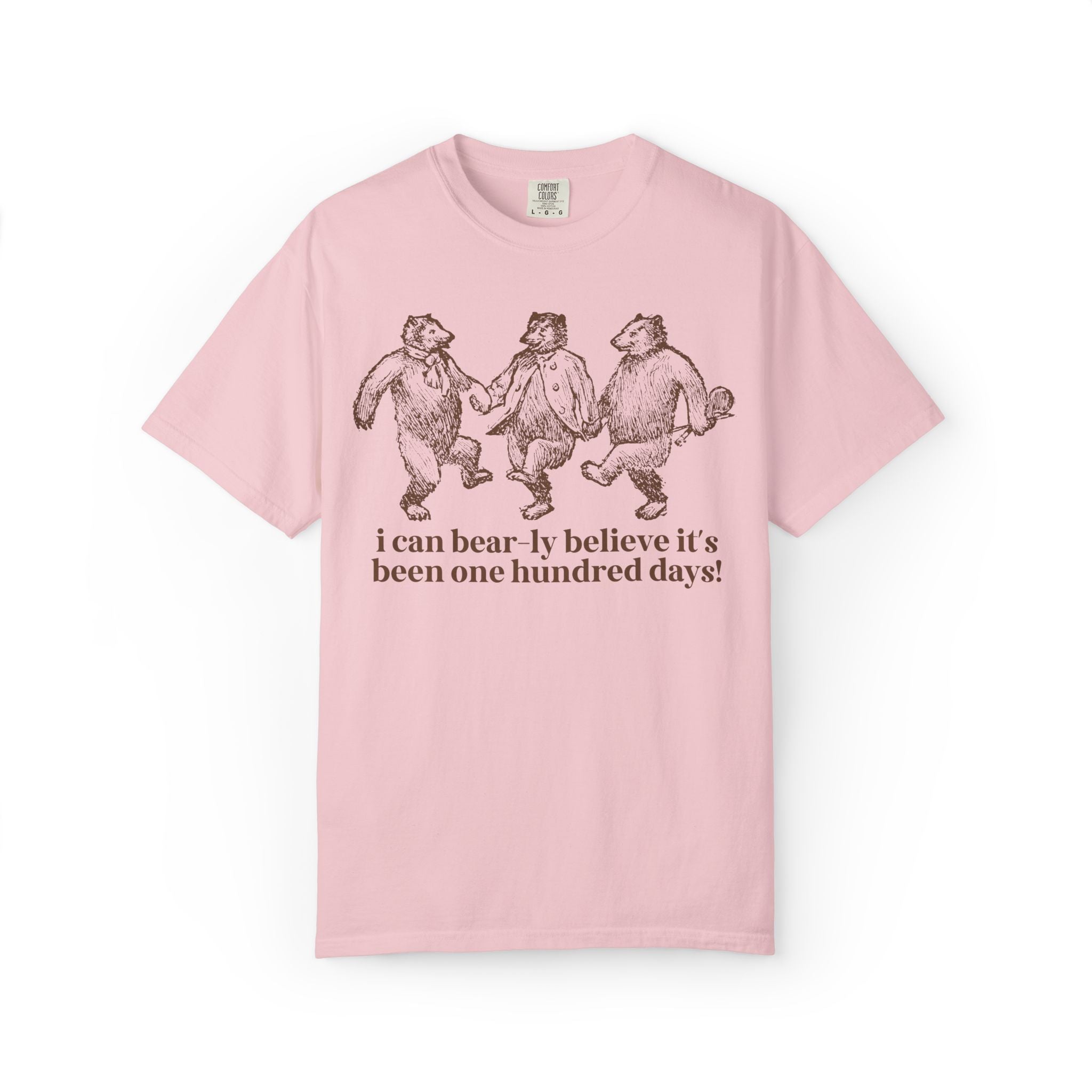 100 Days of School Teacher Tee Shirt with Bears - Opal and June