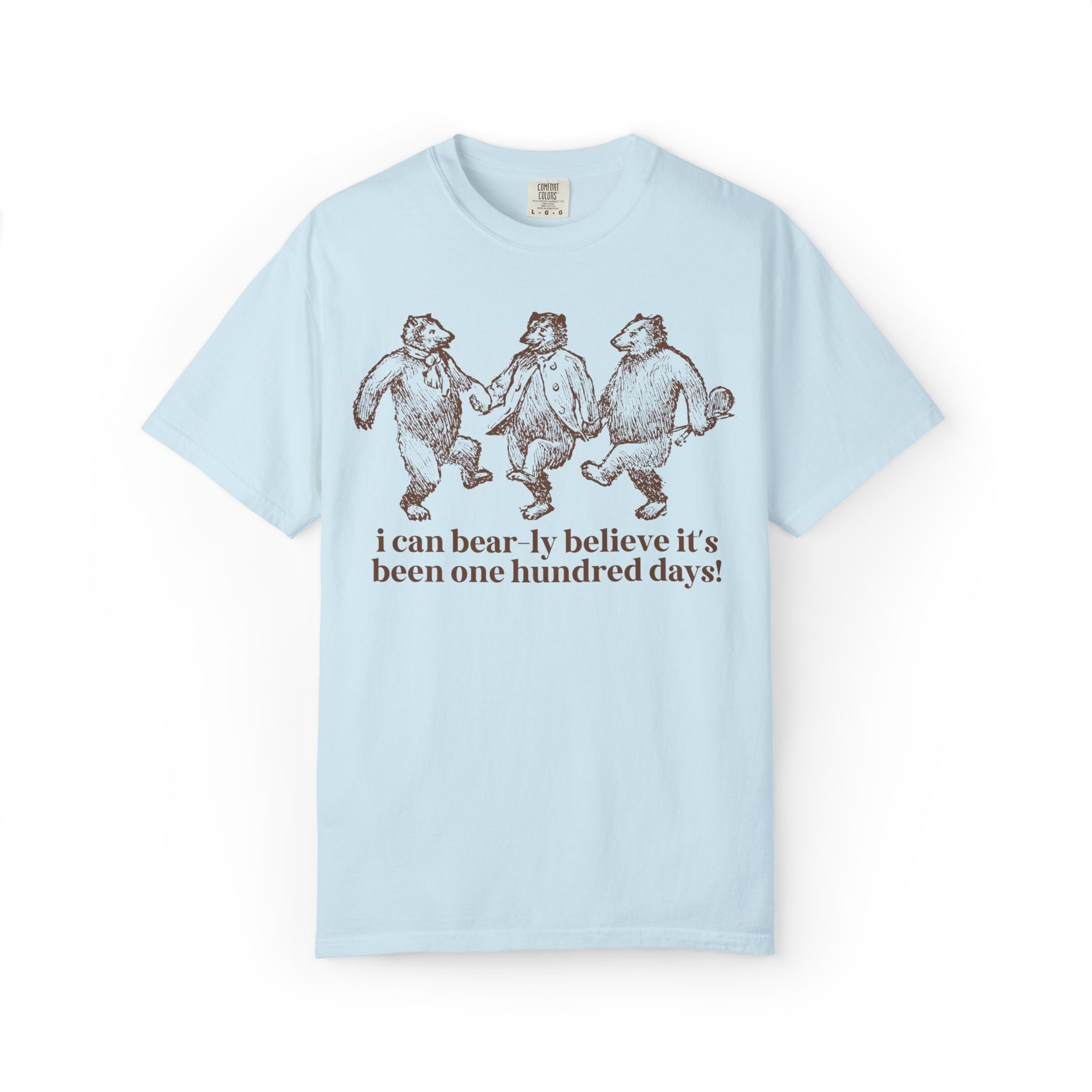 100 Days of School Teacher Tee Shirt with Bears - Opal and June