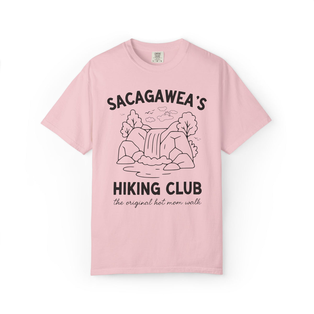 Sacagawea's Hiking Club: The Original Hot Mom Walk, Funny American History Hiking Lover T-Shirt for Mom or New Mama Who Loves Hiking