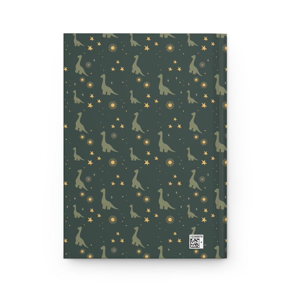 Celestial Dinosaur Notebook with Ruled Pages | Boho Journal, Small Notebook for Dinosaur Lover