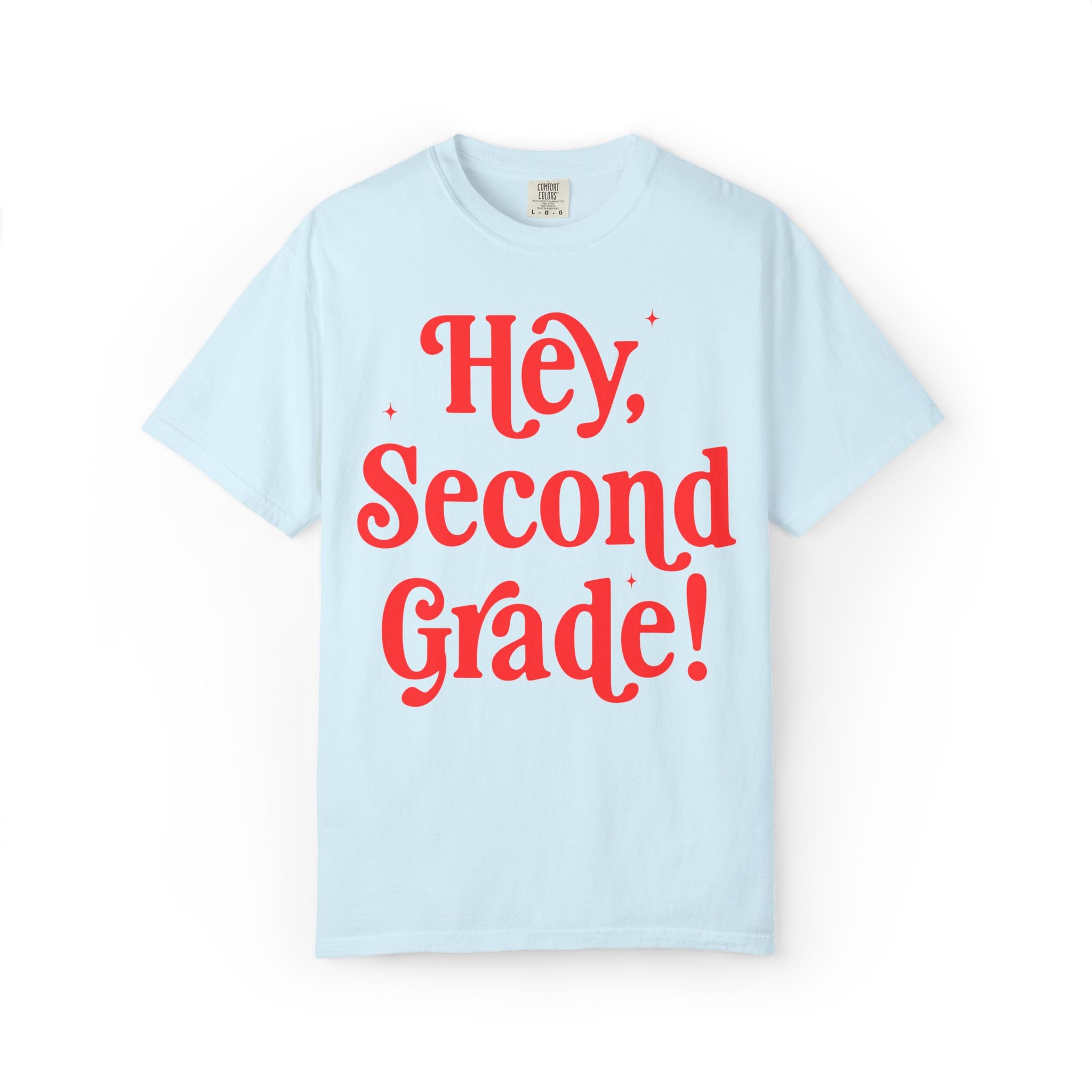 Hey Second Grade Back to School Matching Teacher T-Shirt, Cute Second Grade Teacher Team or Second Grade Team Tee, Paraprofessional Gift