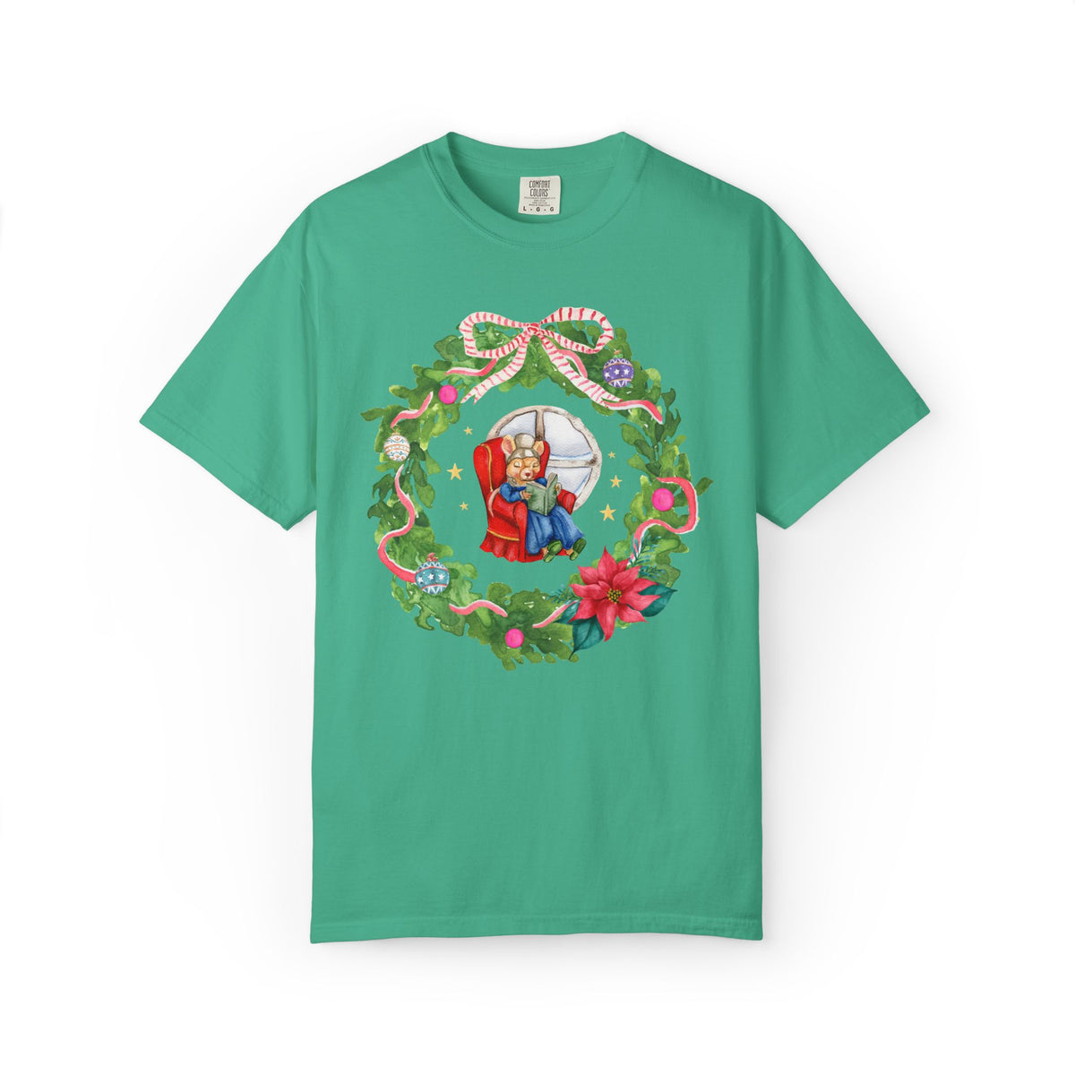 Bookish Christmas Mouse