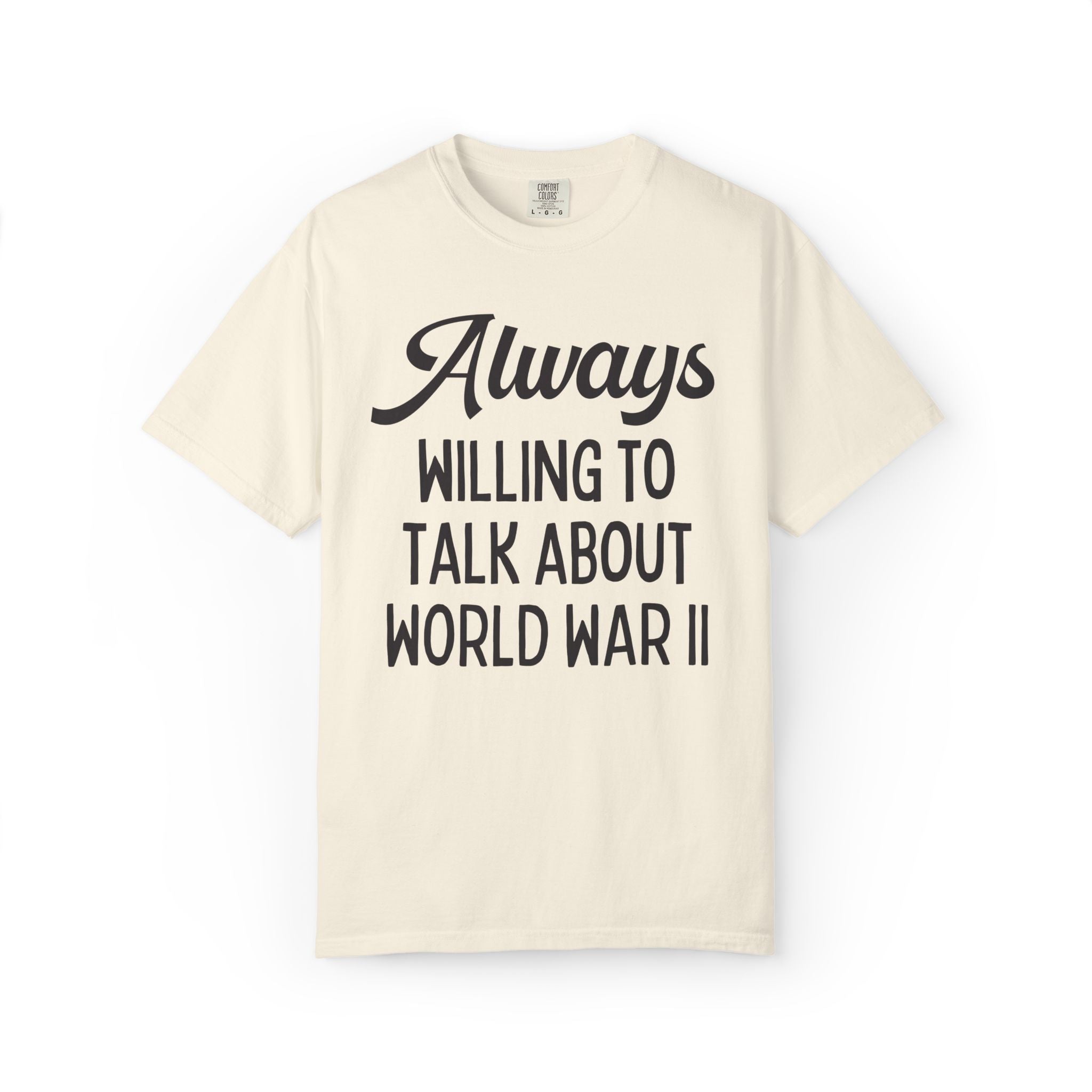 World War II History Buff Tee Shirt: World History, European History, Military History Gift, Dad Who Loves History, Social Studies Teacher