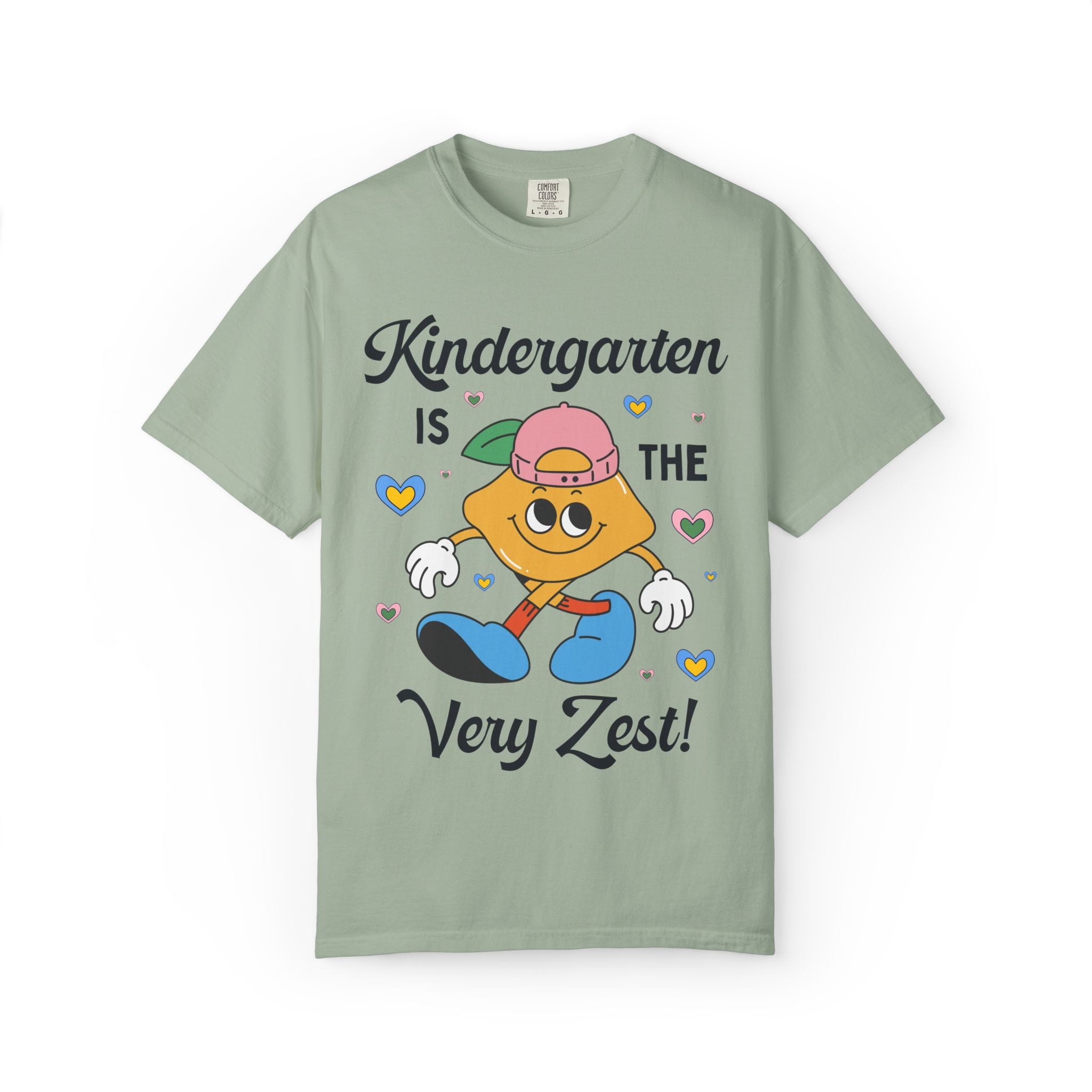 Kindergarten is The Very Zest: Matching Teacher T-Shirt for Meet the Teacher Night or Back to School