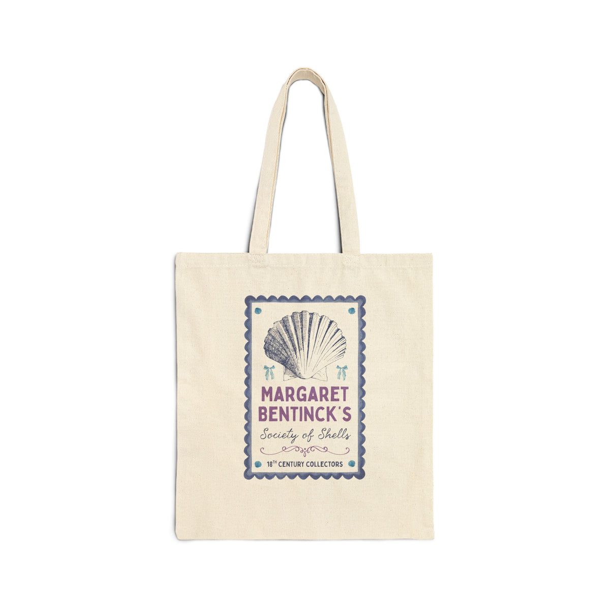 Margaret Bentinck's Society of Shells, Women in STEM Tote Bag, 17th Century English History Buff Gift, Margaret Cavendish Conchology Botany Tote Bag