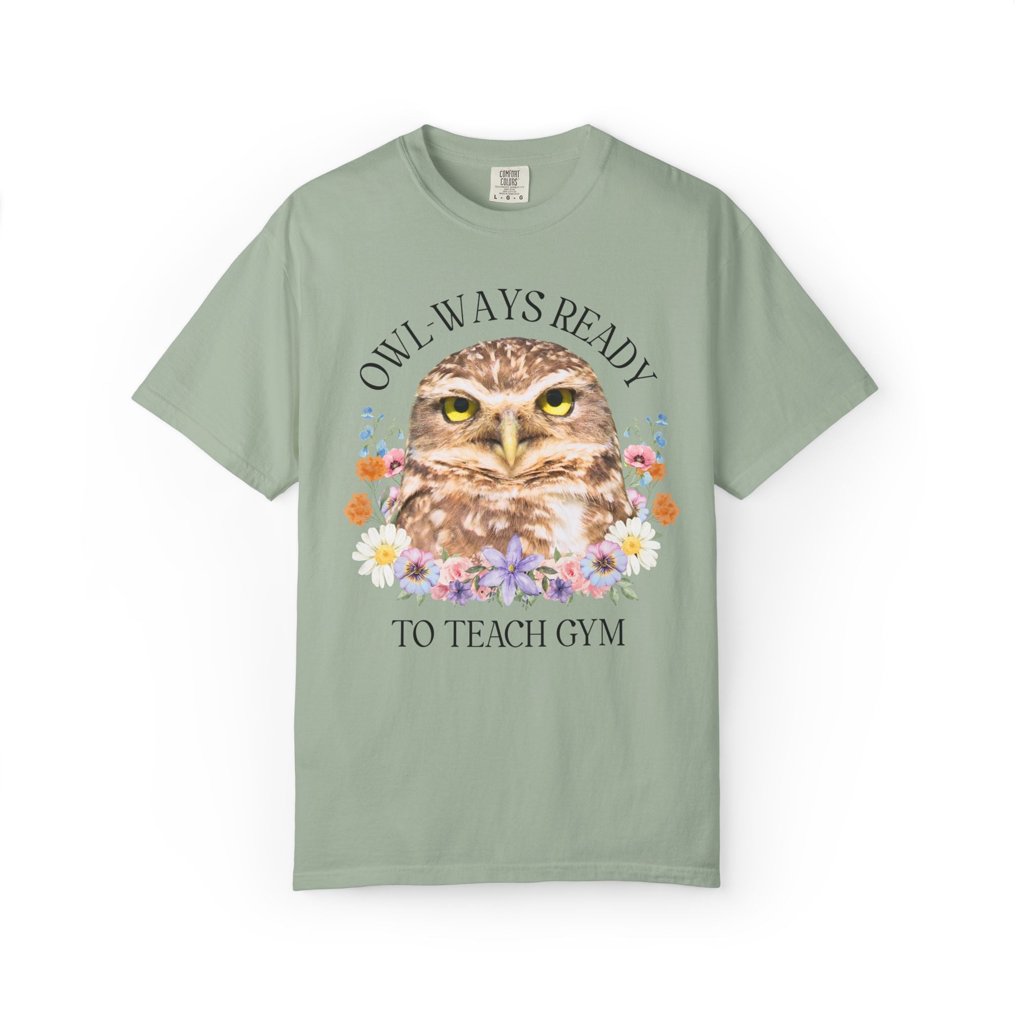 Owl High School Matching Teacher T-Shirt for School Office Staff, Funny Animal Lover T-Shirt for School Administration or Middle School Math