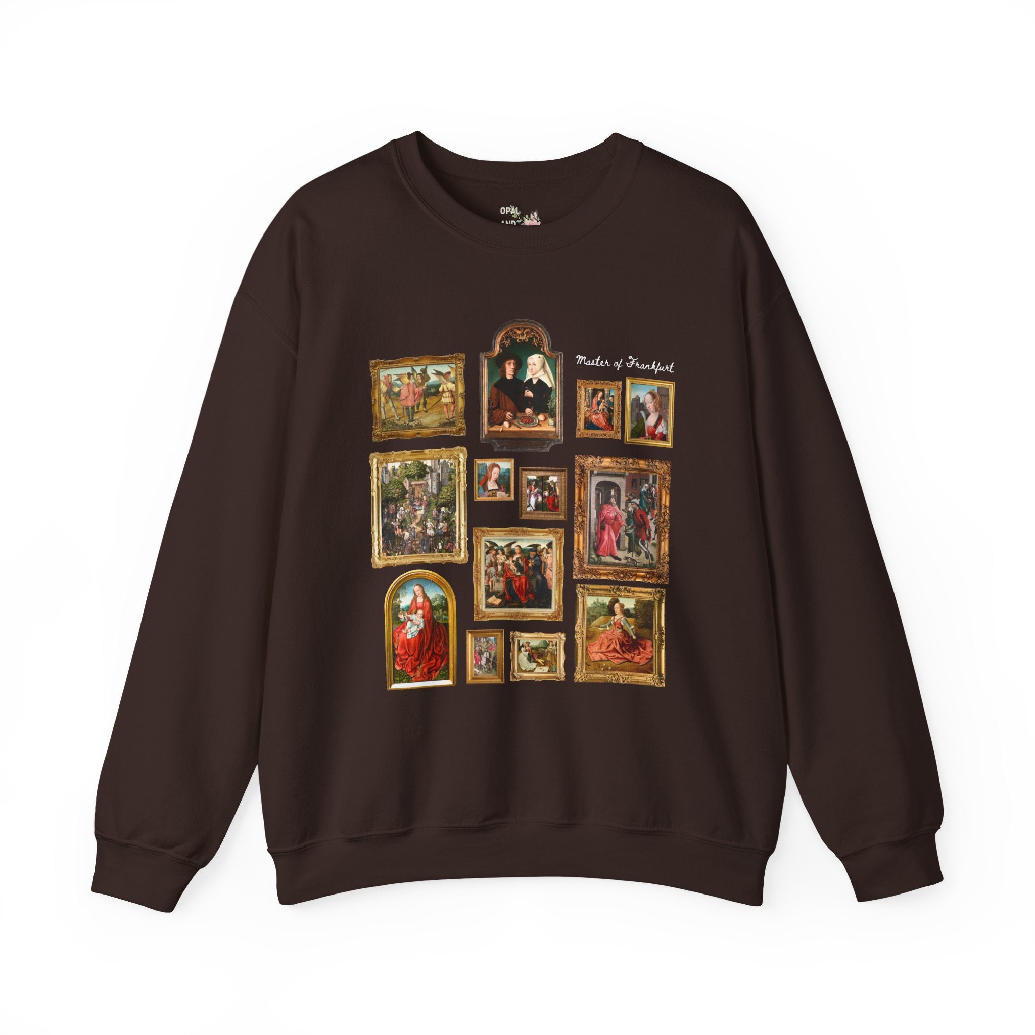 Master of Frankfurt Flemish Renaissance Art History Sweatshirt: Famous Paintings, 15th Century Art Historian Crewneck, Humanities Major or Professor