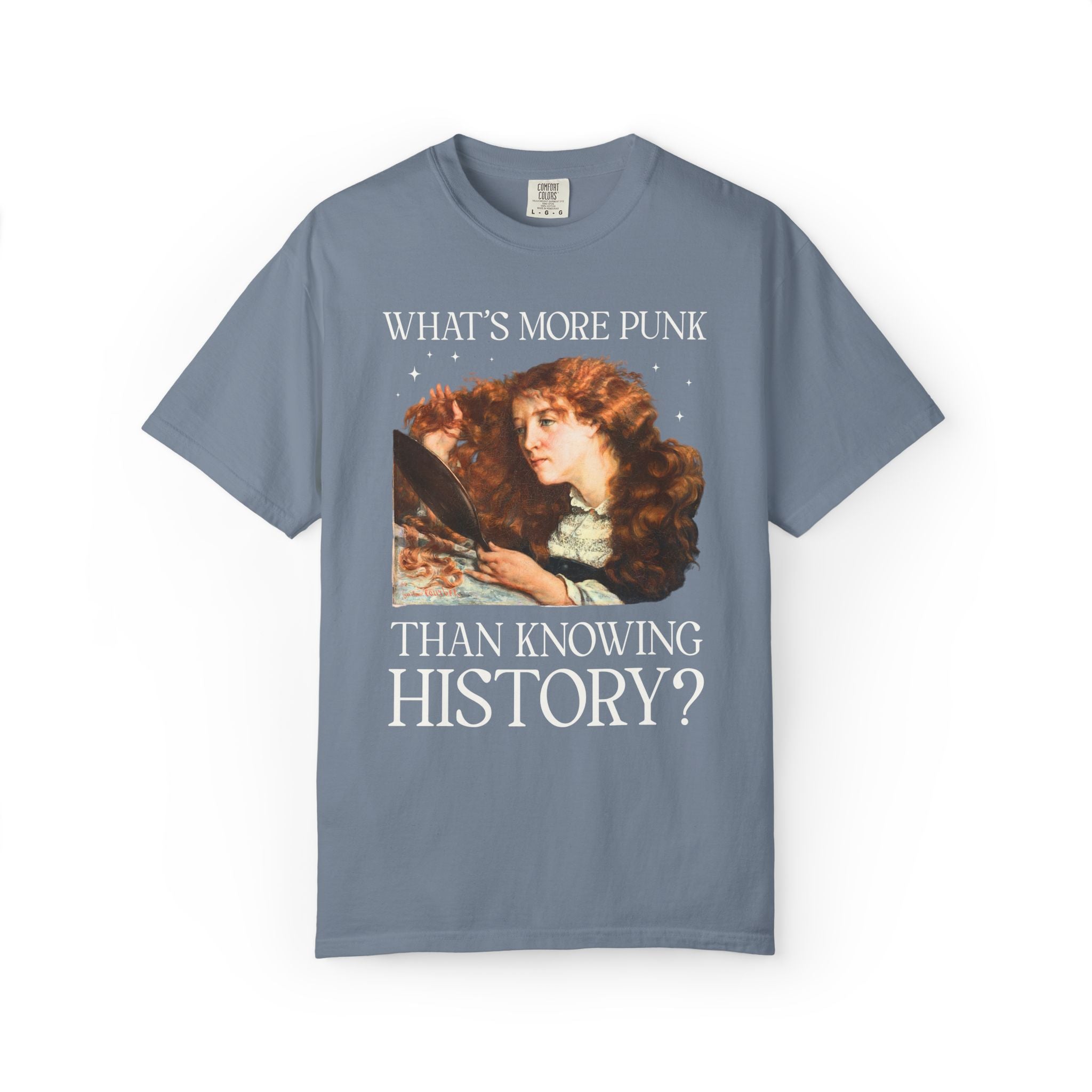 Funny Women's History Buff Tee Shirt for History Lover: What's More Punk Than Knowing History Major Silly Feminist T-Shirt, Art Historian