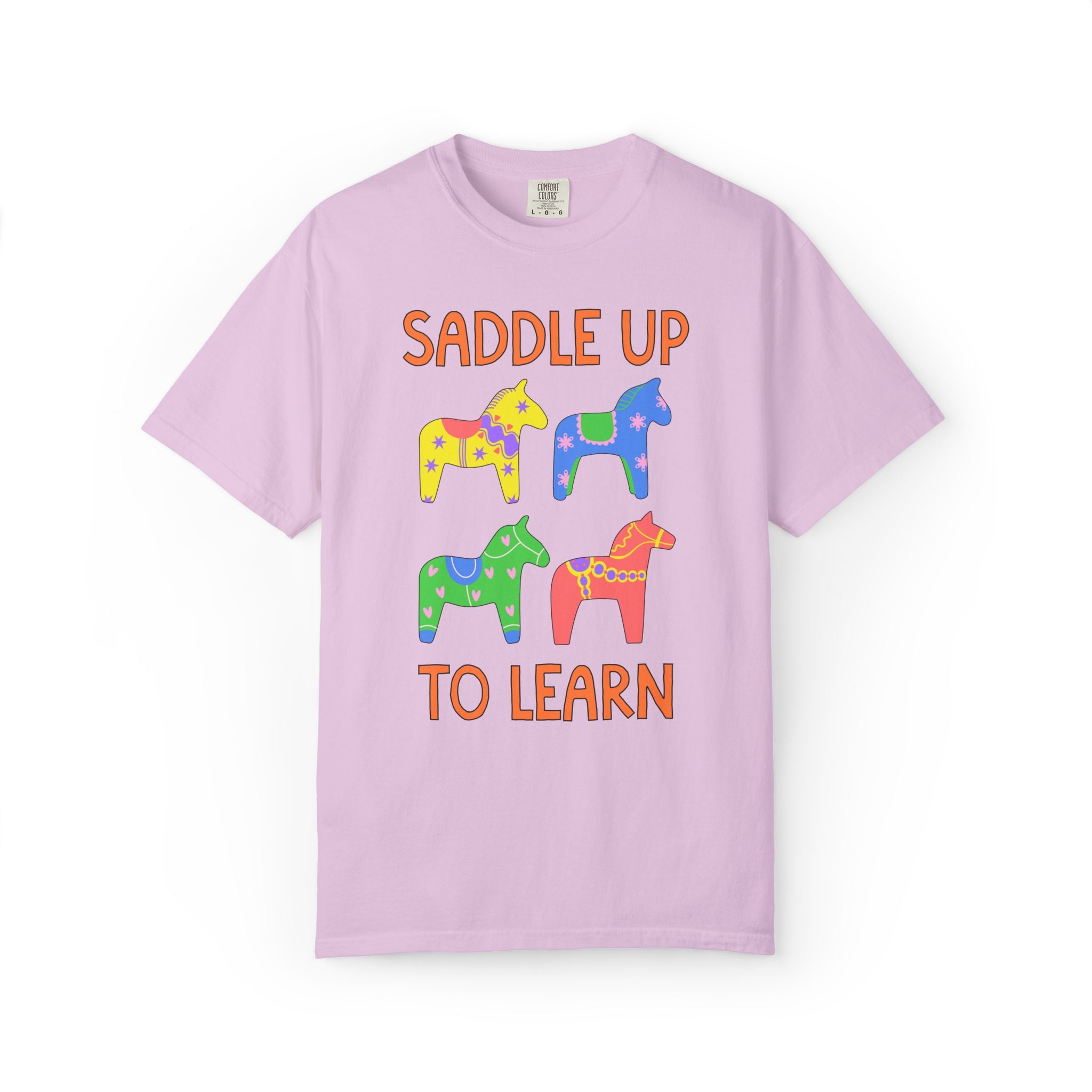 Saddle Up to Learn: Cute Matching Teacher or School Office Staff First Day of School T-Shirt for Back to School, Silly Dreamcore Teacher Tee