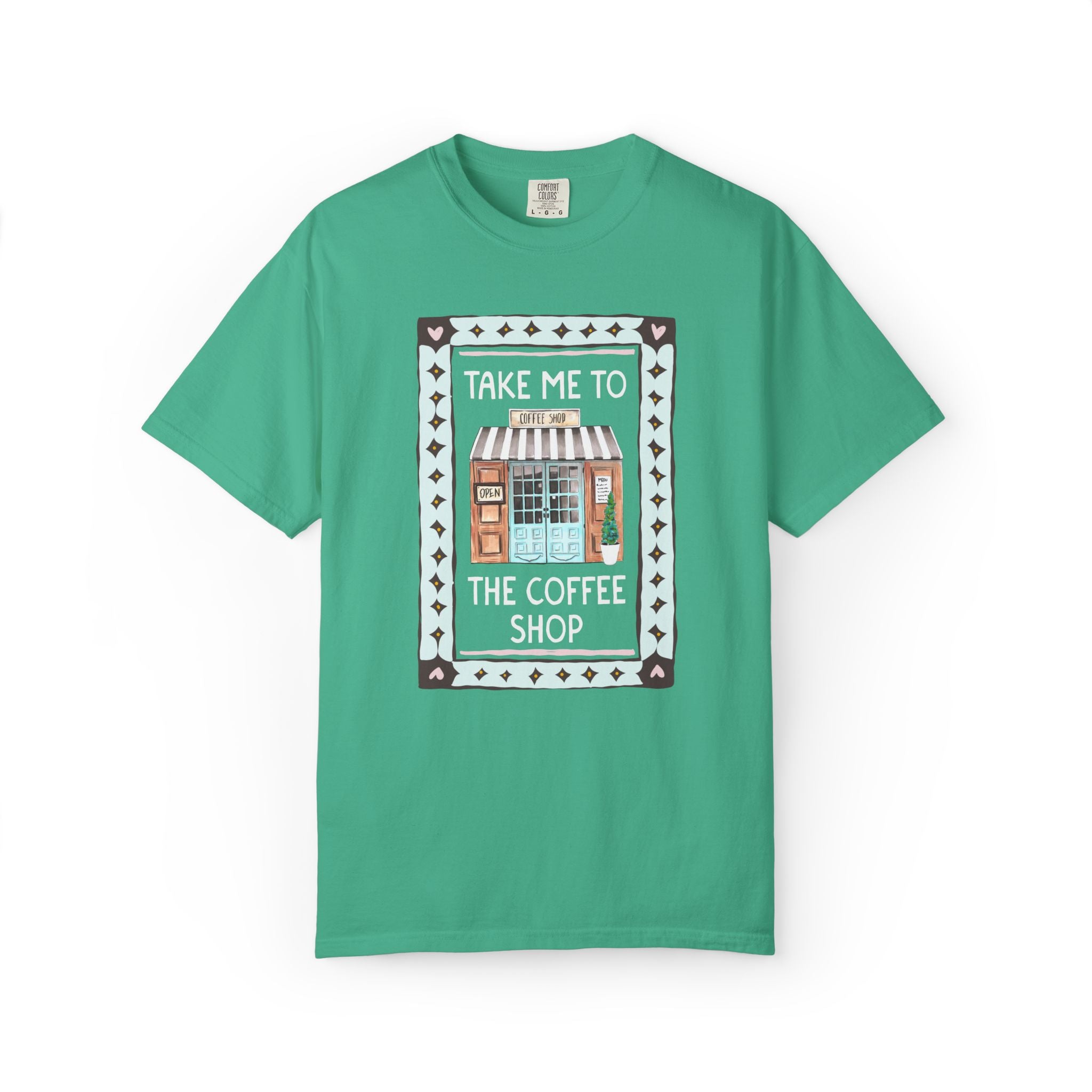 Coffee Lover Tee Shirt for Barista or Sister Who Loves Coffee: Take Me to the Coffee Shop, Silly Coffee Addict Gift for Teen Daughter