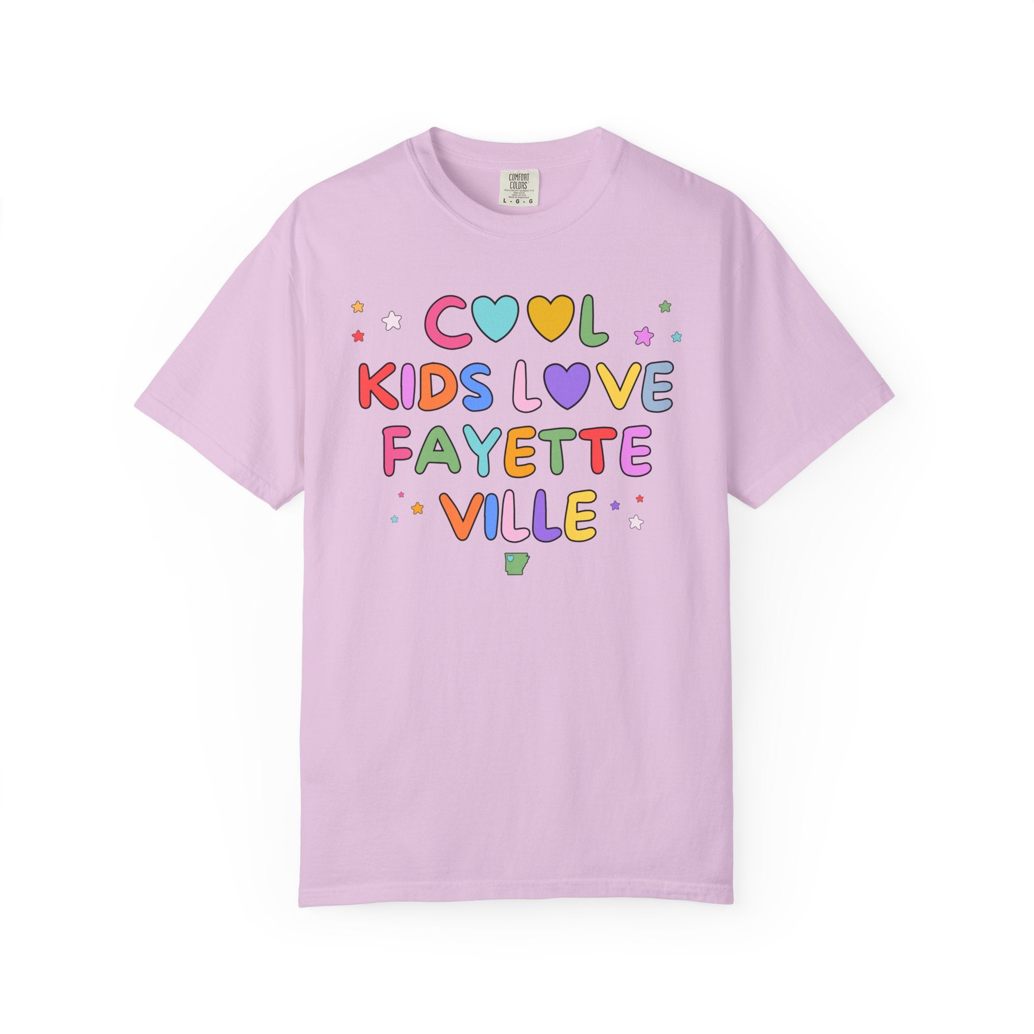 Cool Kids Love Fayetteville: Cute Northwest Arkansas T-Shirt for Friend Living in Fayetteville, Silly Nostalgic Fayetteville Arkansas Tee