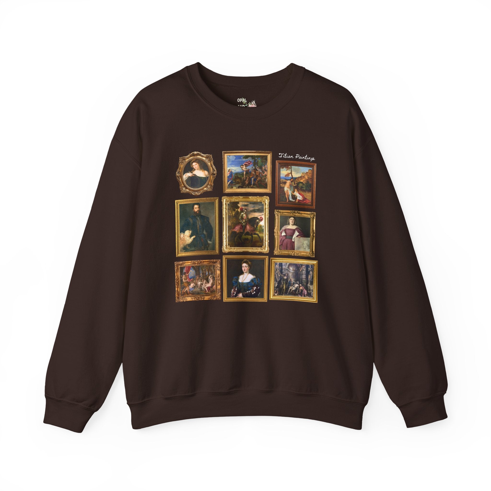 Titian Art History Sweatshirt: Famous Paintings, 16th Century Art Historian Crewneck for Museum Lover or Friend Who Loves Art, 1500s European Art