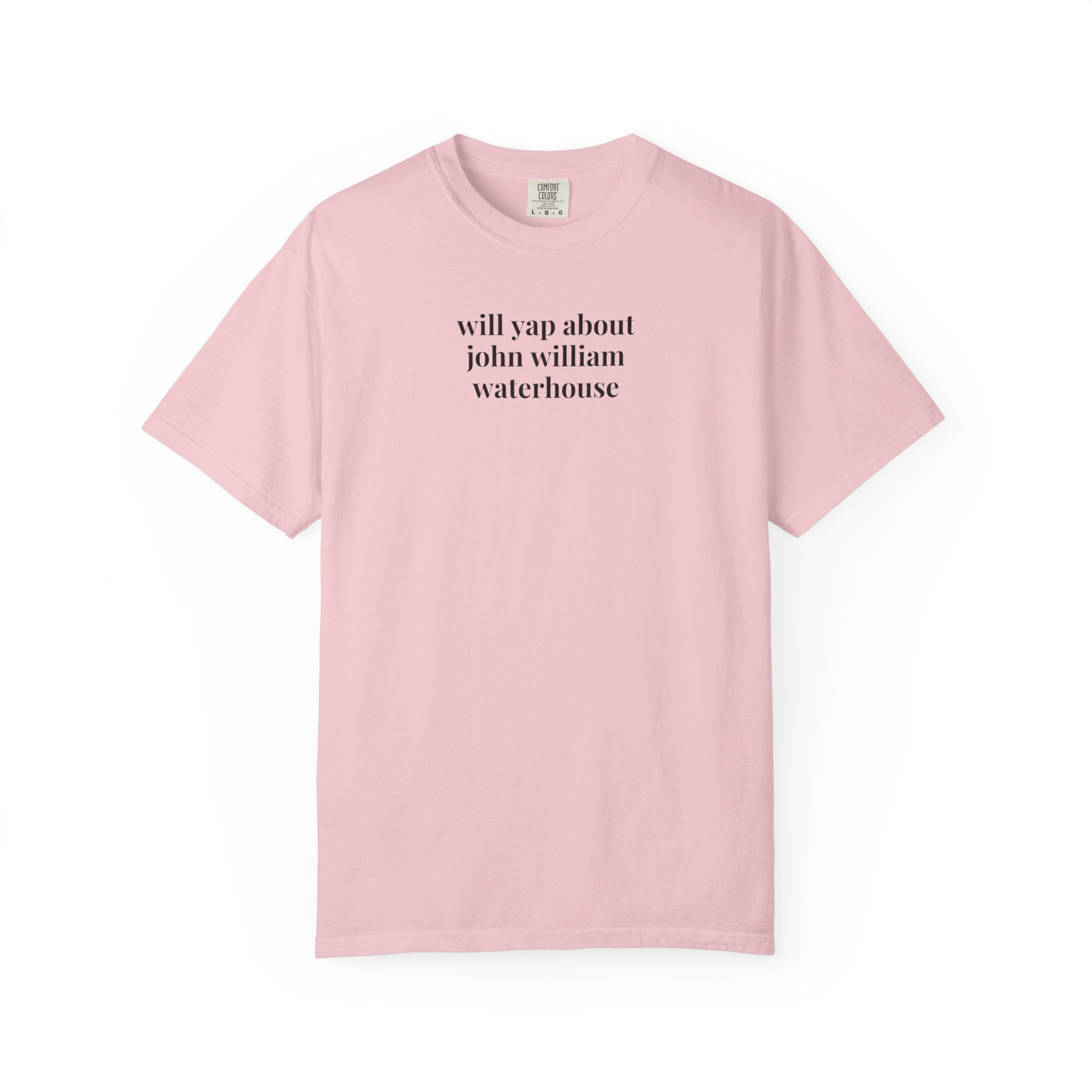 Will Yap About John William Waterhouse Late 19th Century Early 1900s Art History T-Shirt, English Art History Pre-Raphaelite Art History Movement