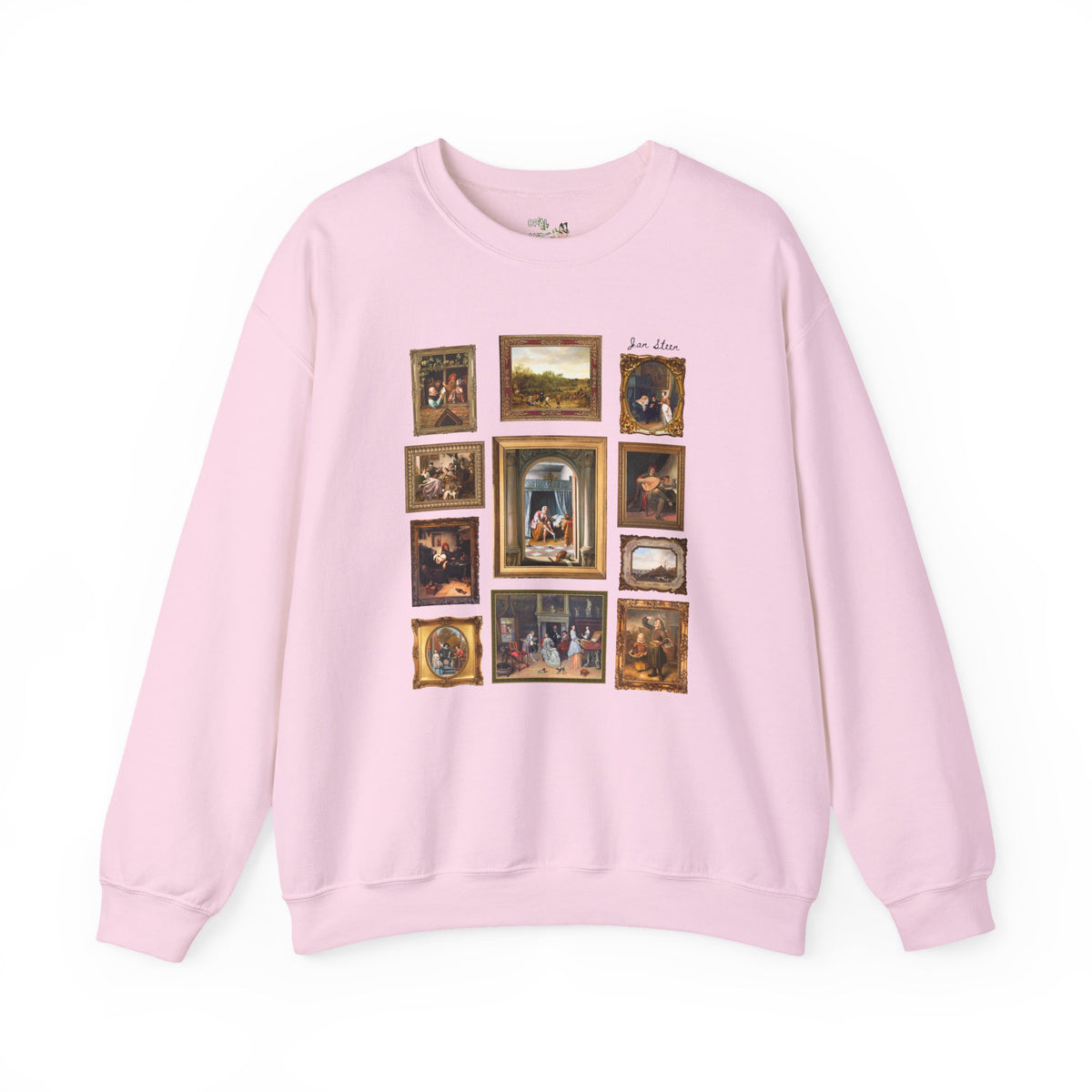 Jan Steen Dutch Golden Age Art History Buff Sweatshirt for European Art Historian or Humanities Teacher, Woman at Her Toilet Famous Painting