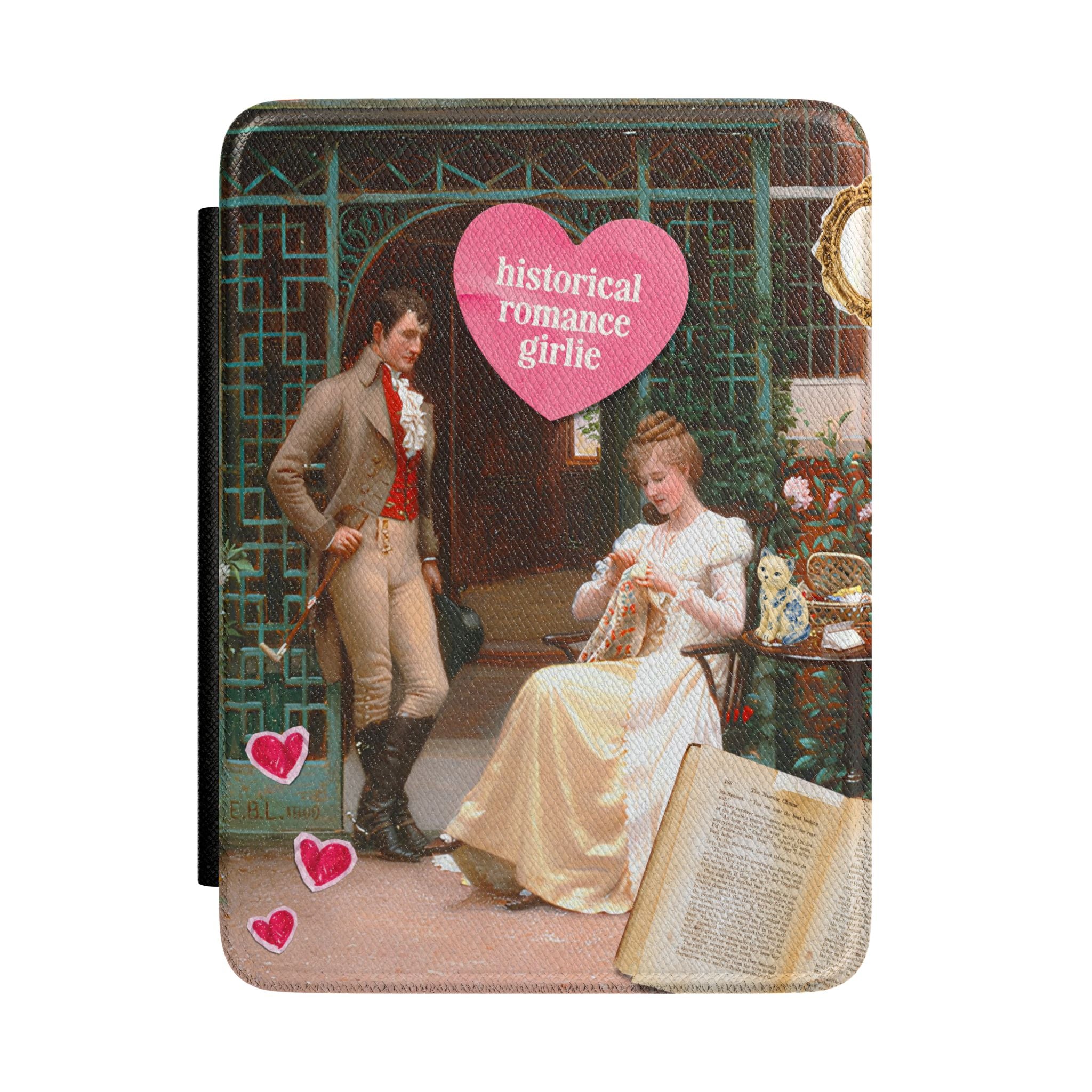Historical Romance Reader Gift, E-Reader Case Compatible with Kindle, Regency Romance Reader Gift for Bookworm, Edmund Leighton Painting