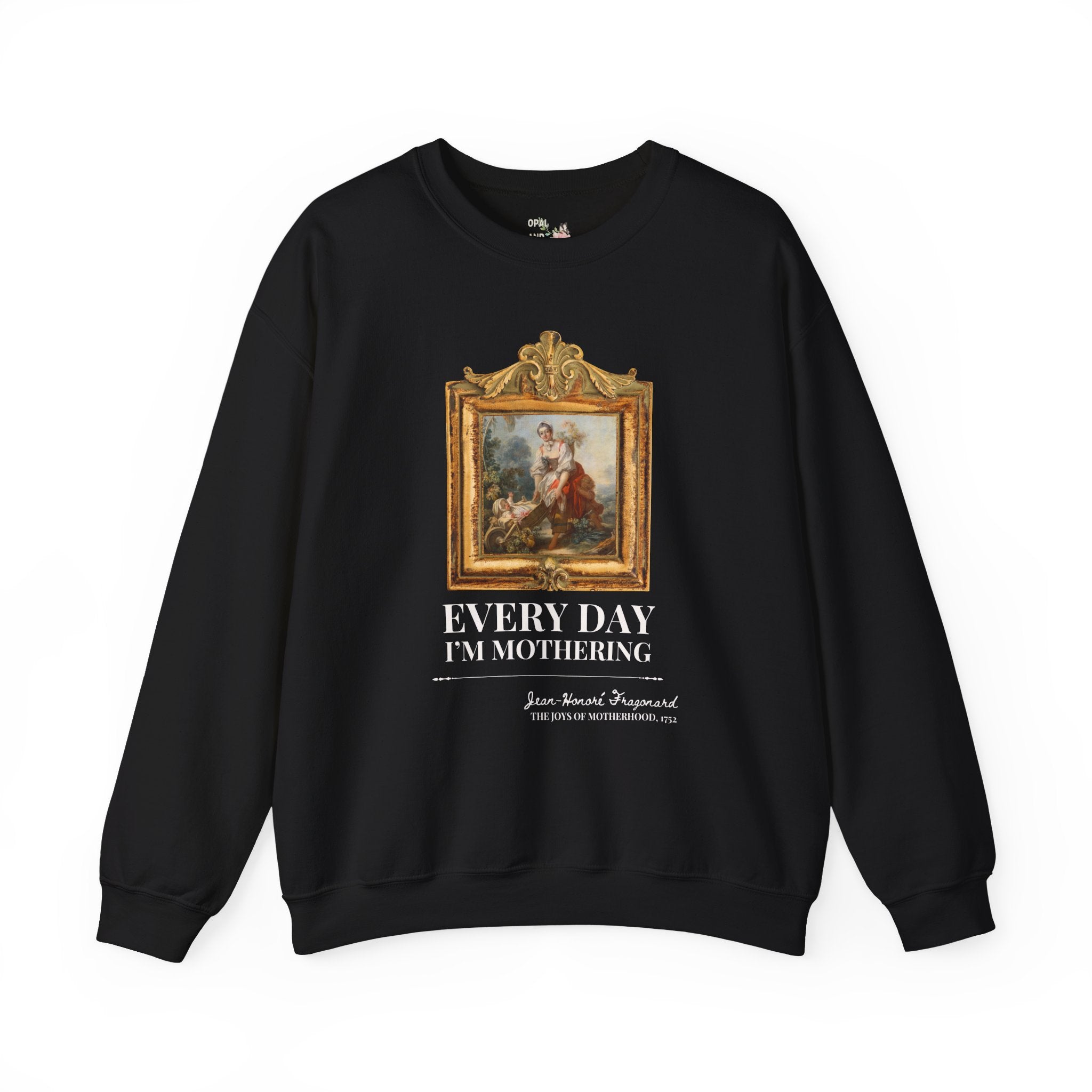 Art History Sweatshirt for Moms Who Love Jean-Honoré Fragonard and Rococo Art History, Funny Saying Shirt for Mom of Twins or Triplets