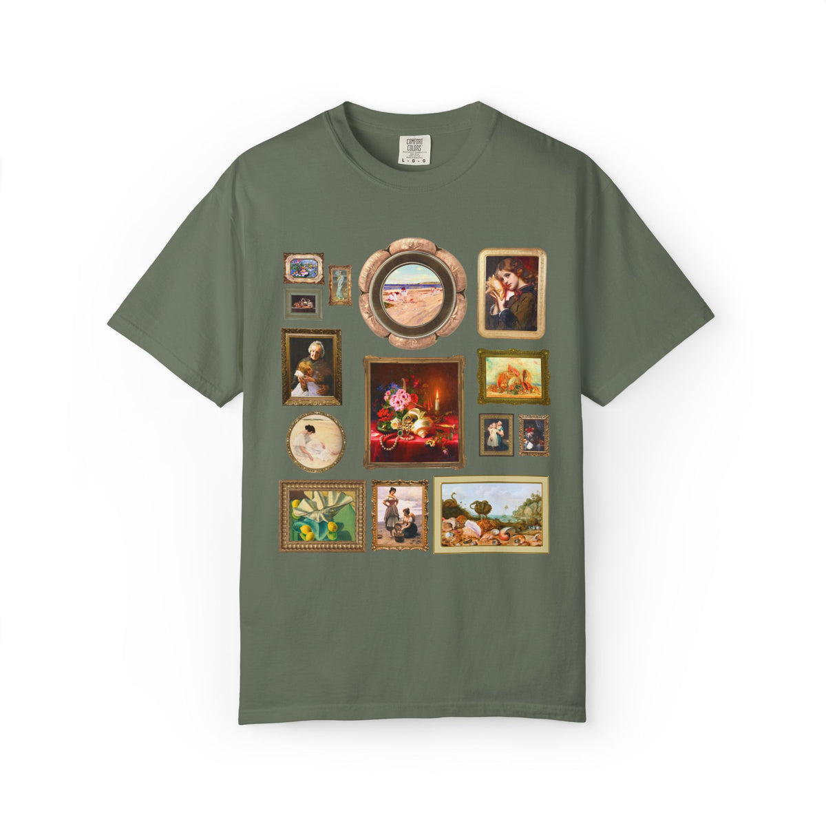 Seashell Art History T-Shirt
