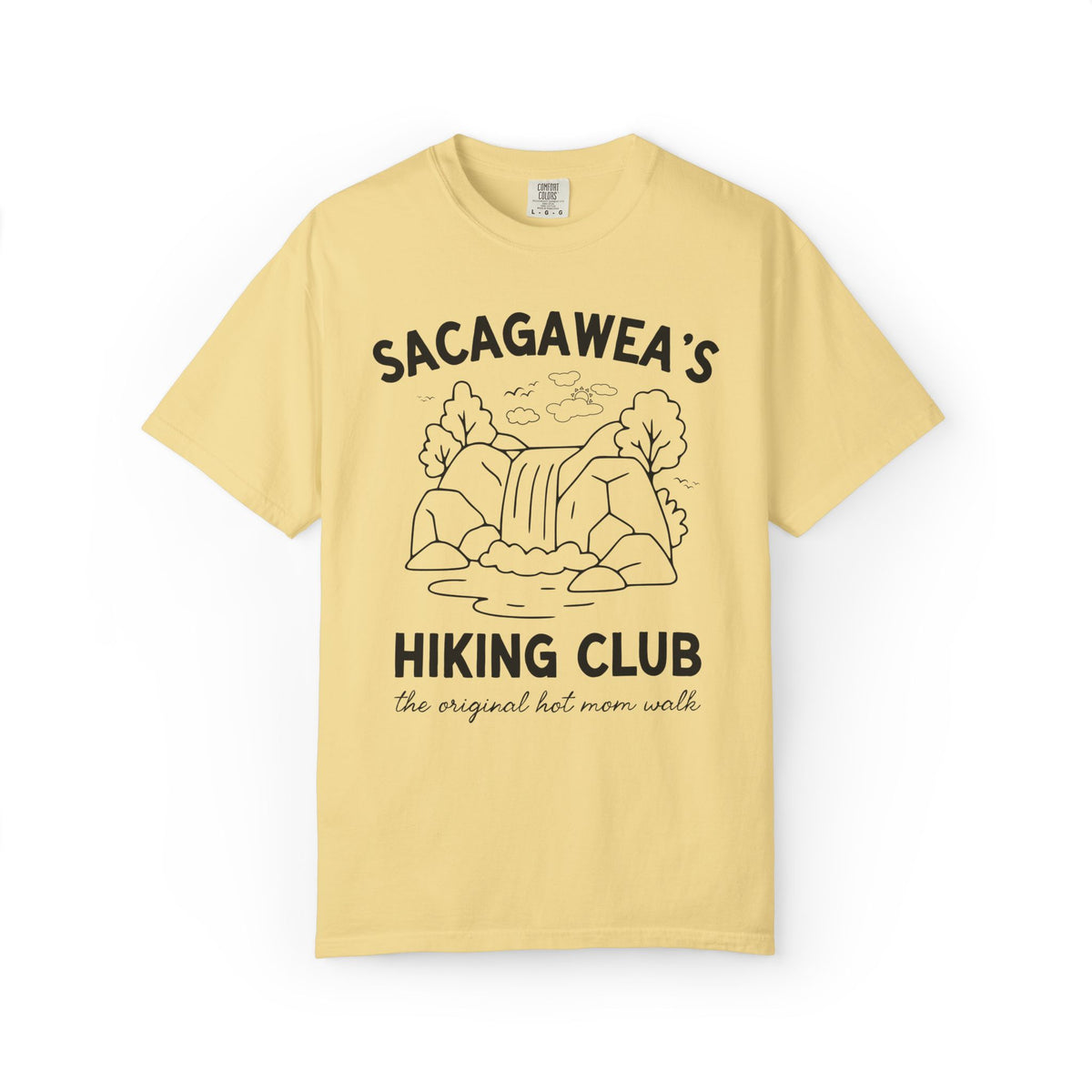 Sacagawea's Hiking Club: The Original Hot Mom Walk, Funny American History Hiking Lover T-Shirt for Mom or New Mama Who Loves Hiking
