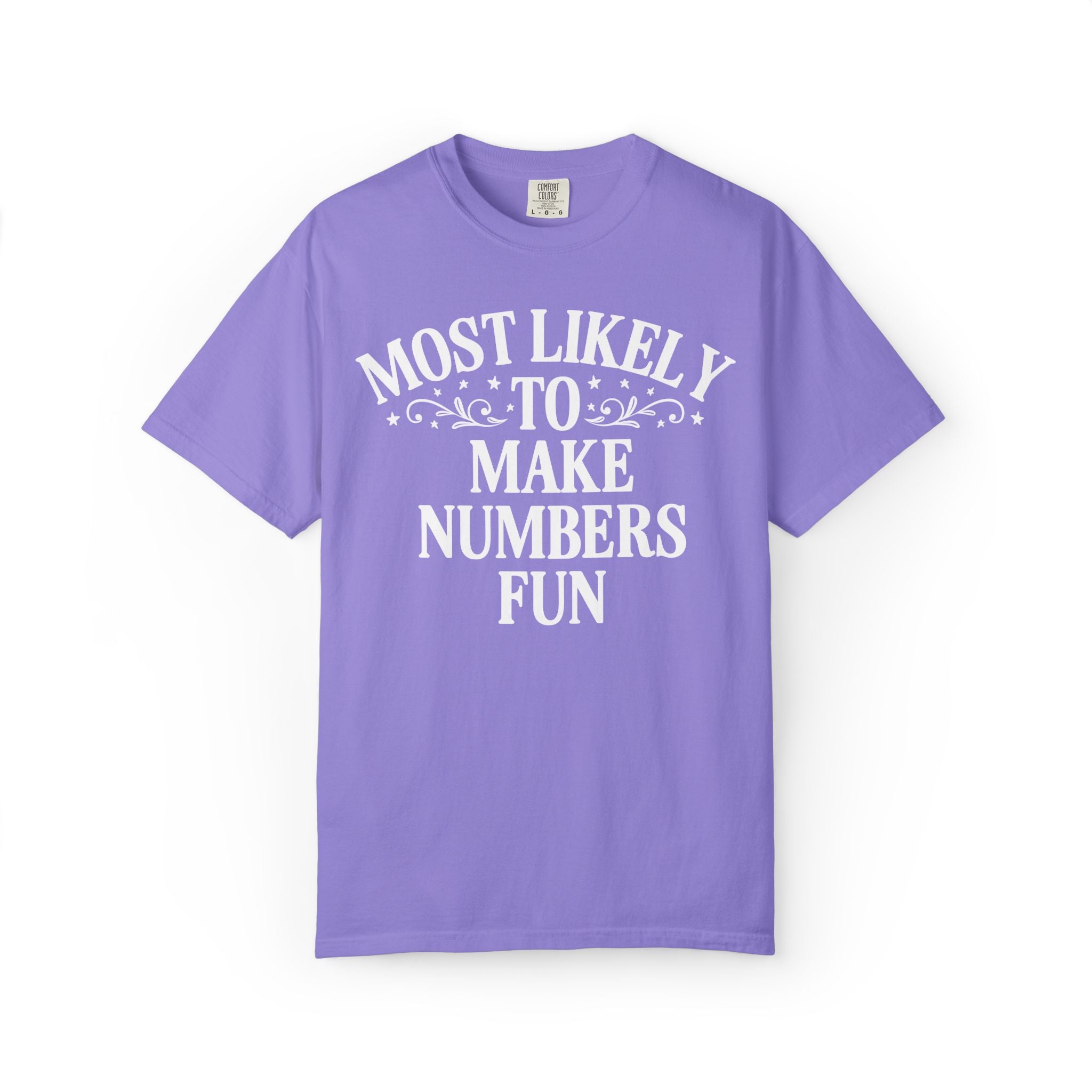 High School Math Teacher Tee Shirt, Matching Back to School Most Likely To Math Department T-Shirt for Middle School, Junior High Teacher
