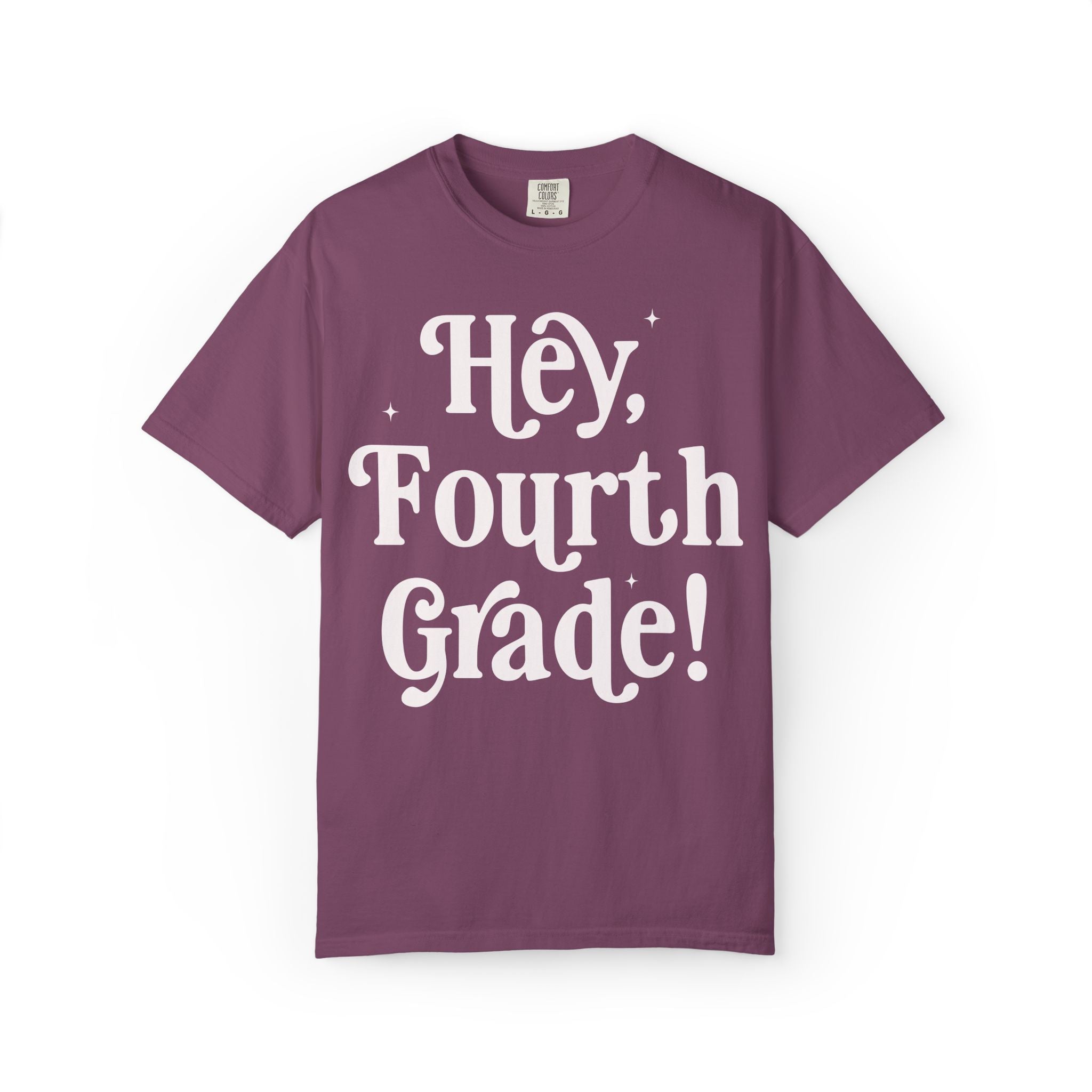 Hey Fourth Grade Back to School Matching Teacher T-Shirt, Cute Fourth Grade Teacher Team or Fourth Grade Team Tee, Paraprofessional Gift