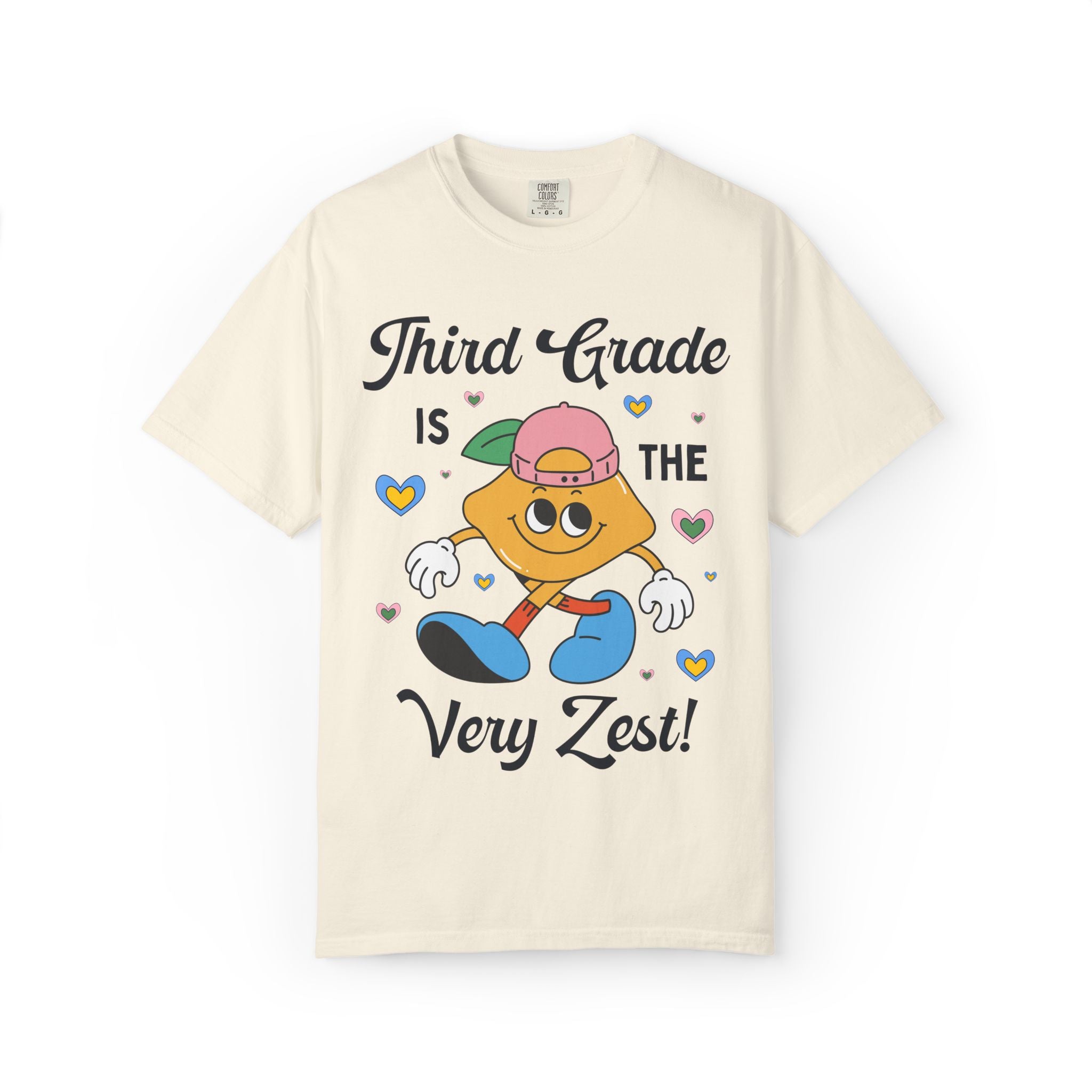 Third Grade is The Very Zest: Matching Teacher T-Shirt for Meet the Teacher Night or Back to School