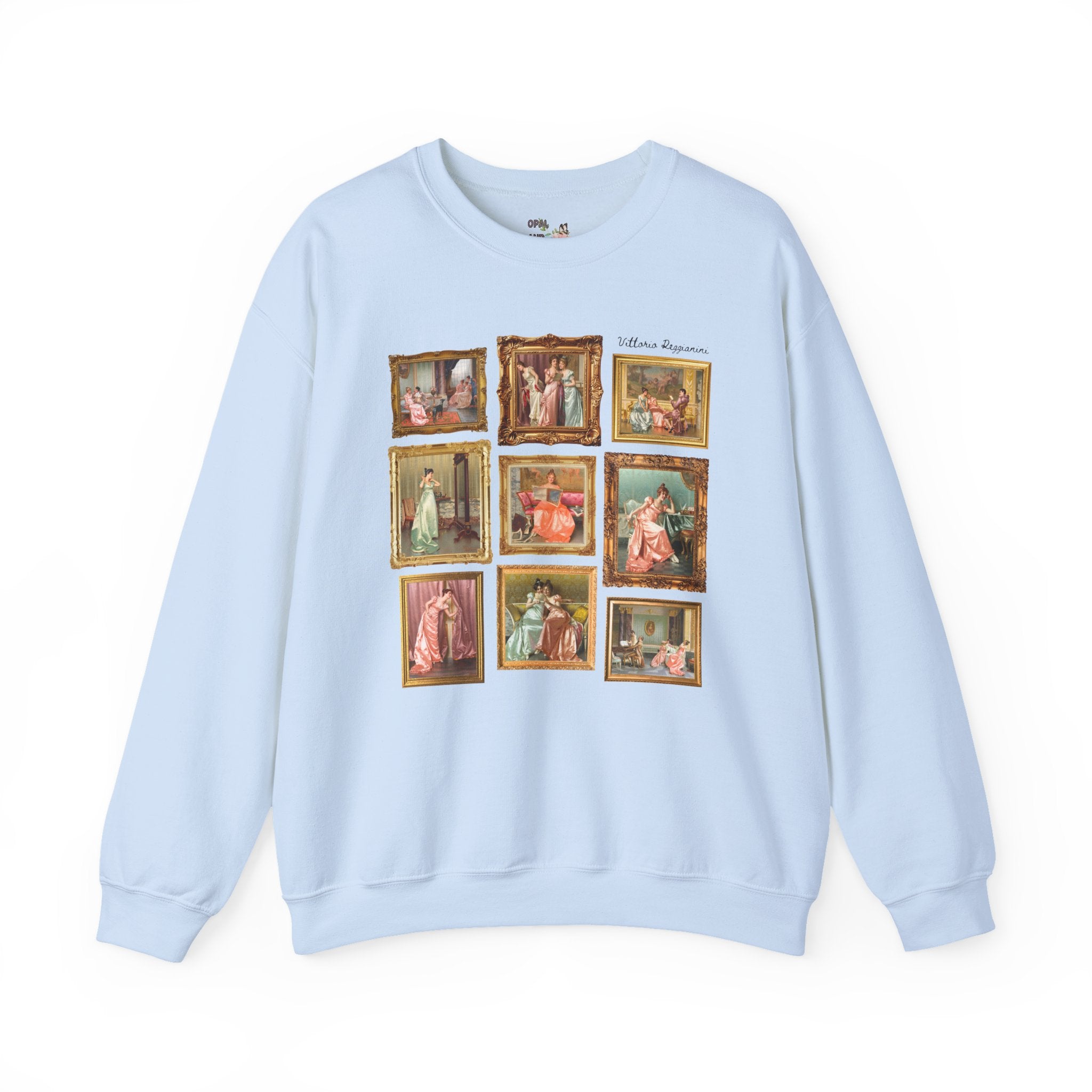 Vittorio Reggianini Art History Lover Sweatshirt, 19th Century Italian Art Museum Lover Gift, Famous Paintings, Rococo Aesthetic European Art