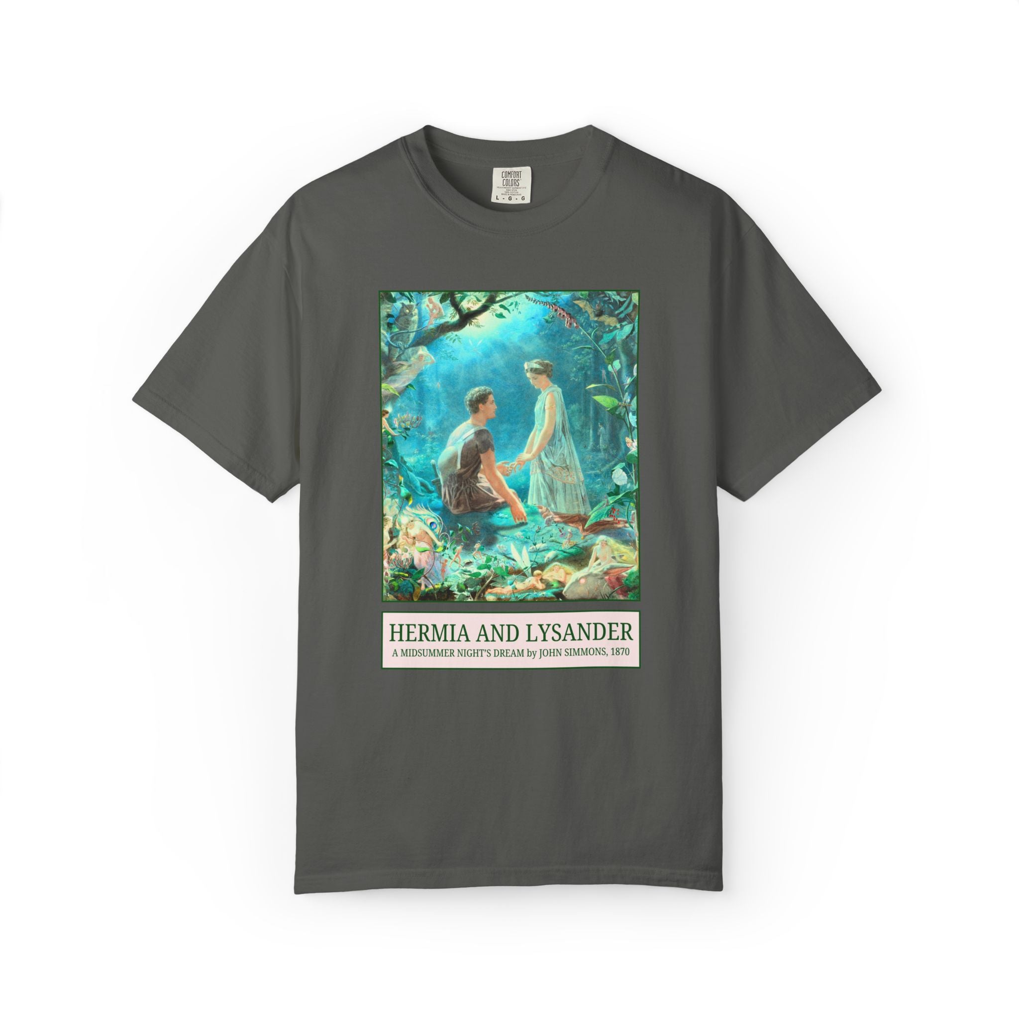 William Shakespeare Midsummer Night's Dream Art History Tee Shirt, Painting by John Simmons, High School or College English Teacher T-Shirt