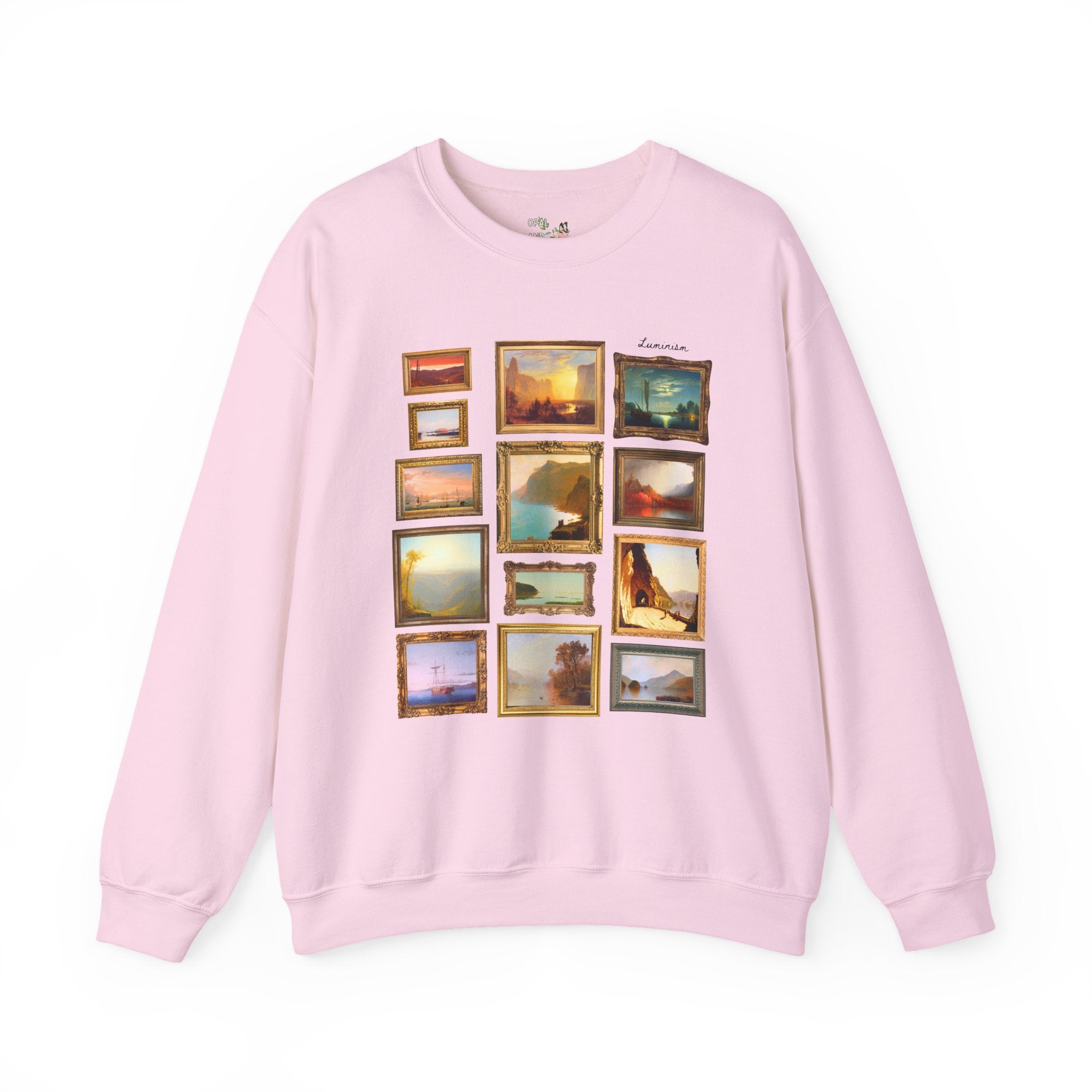 Luminism Art History Lover Gift with Famous Paintings, 19th Century American Art History, Hudson River School Art History Lover Sweatshirt