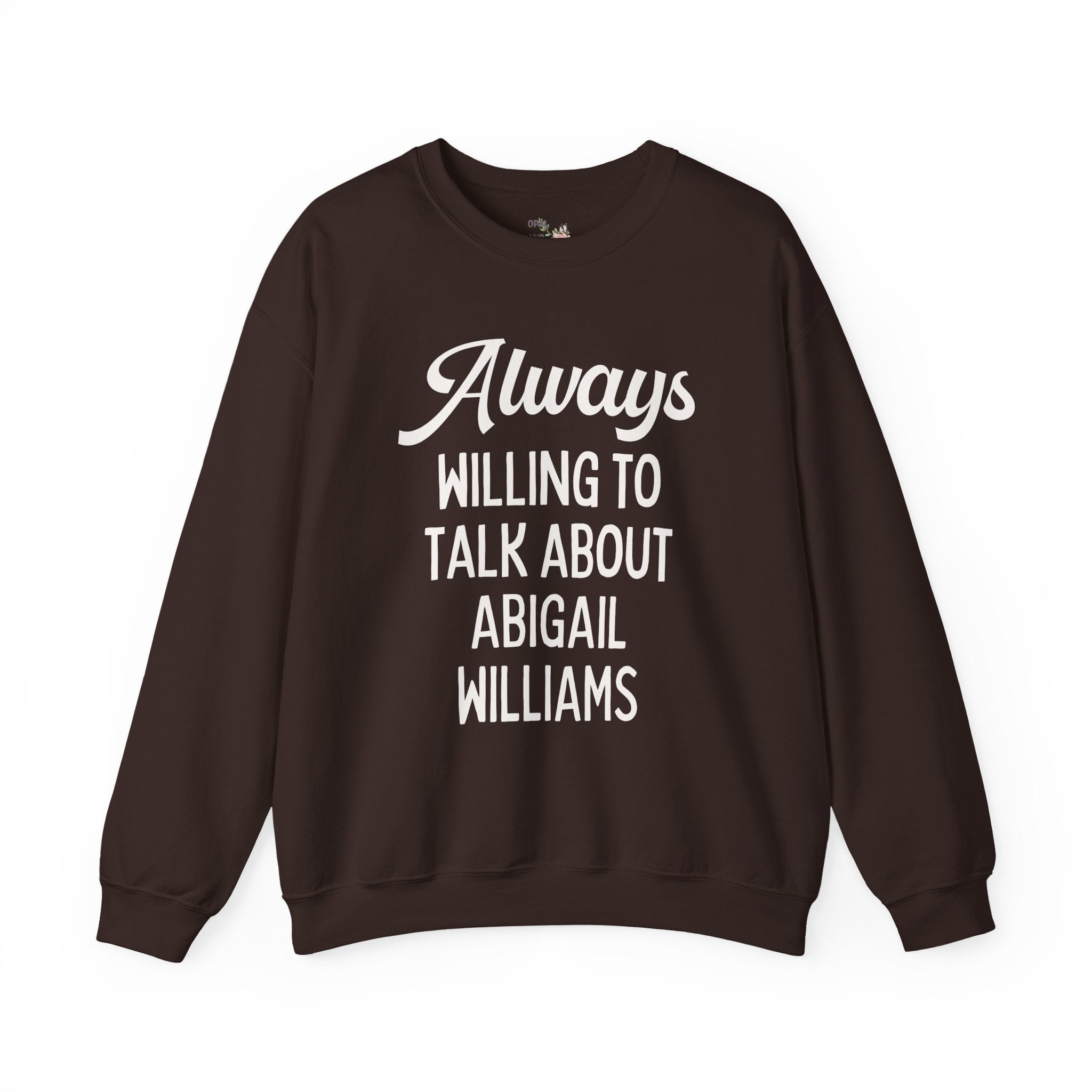 Abigail Williams Salem Witch Trials New England History Buff Sweatshirt, Puritan Early US History, Witchy History Crewneck for Historian Feminist