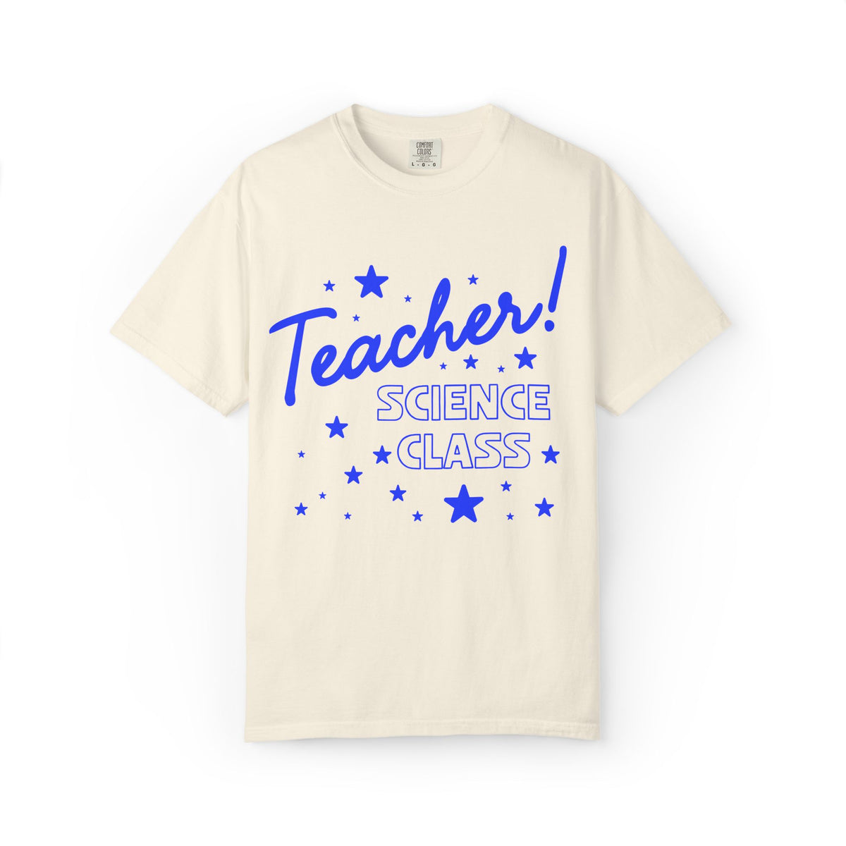 Science Teacher Tee Shirt with Stars: Cute Matching Teacher Shirt, Back to School, Teacher Appreciation Gift, High School Science Department