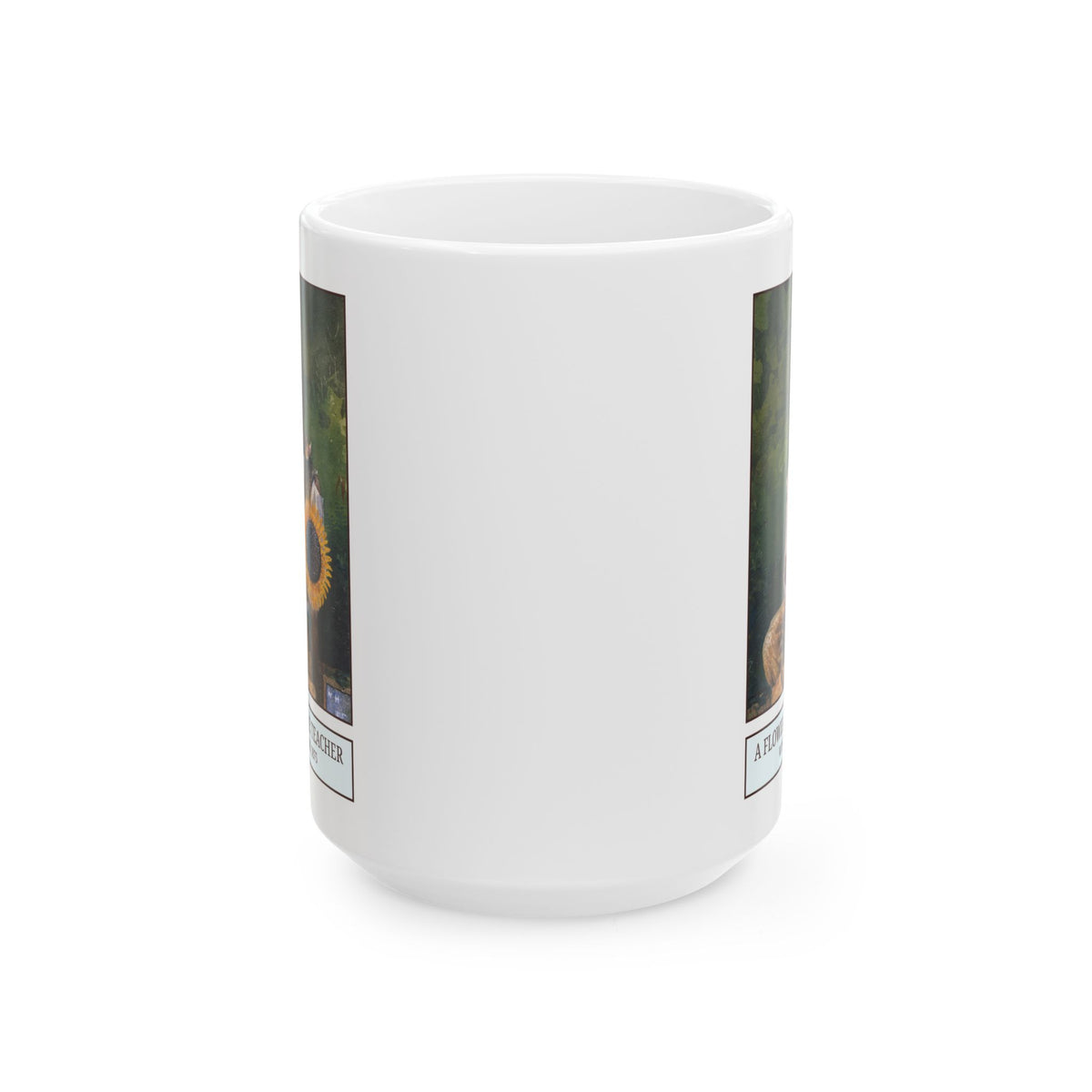 A Flower for the Teacher by Winslow Homer Coffee Mug: American Art History or Museum Lover Gift for Teacher, 19th Century and Early 1900s US Painter