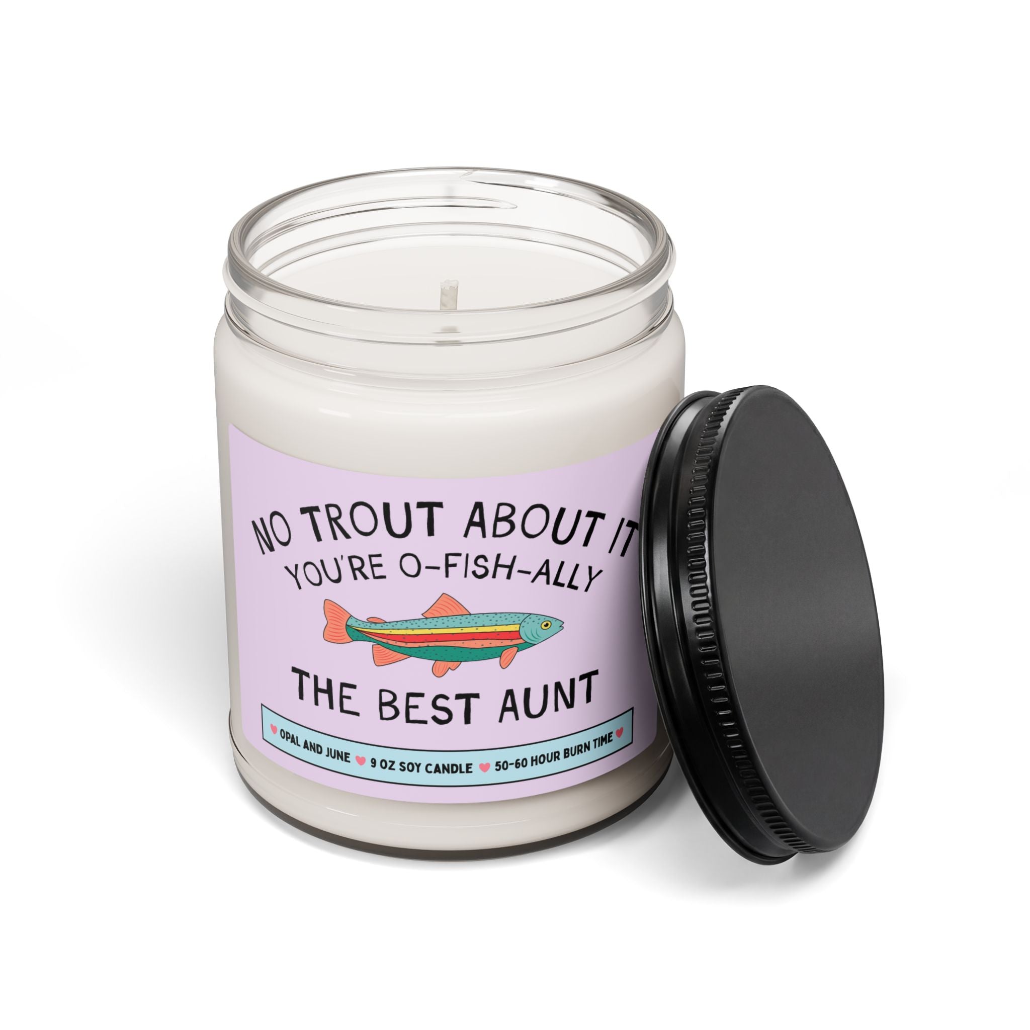 Funny Aunt Gift for Aunt Who Loves Fishing or Nature: No Trout About It You're the Best Aunt, Silly New Aunt Gift, Present from Teen Nephew