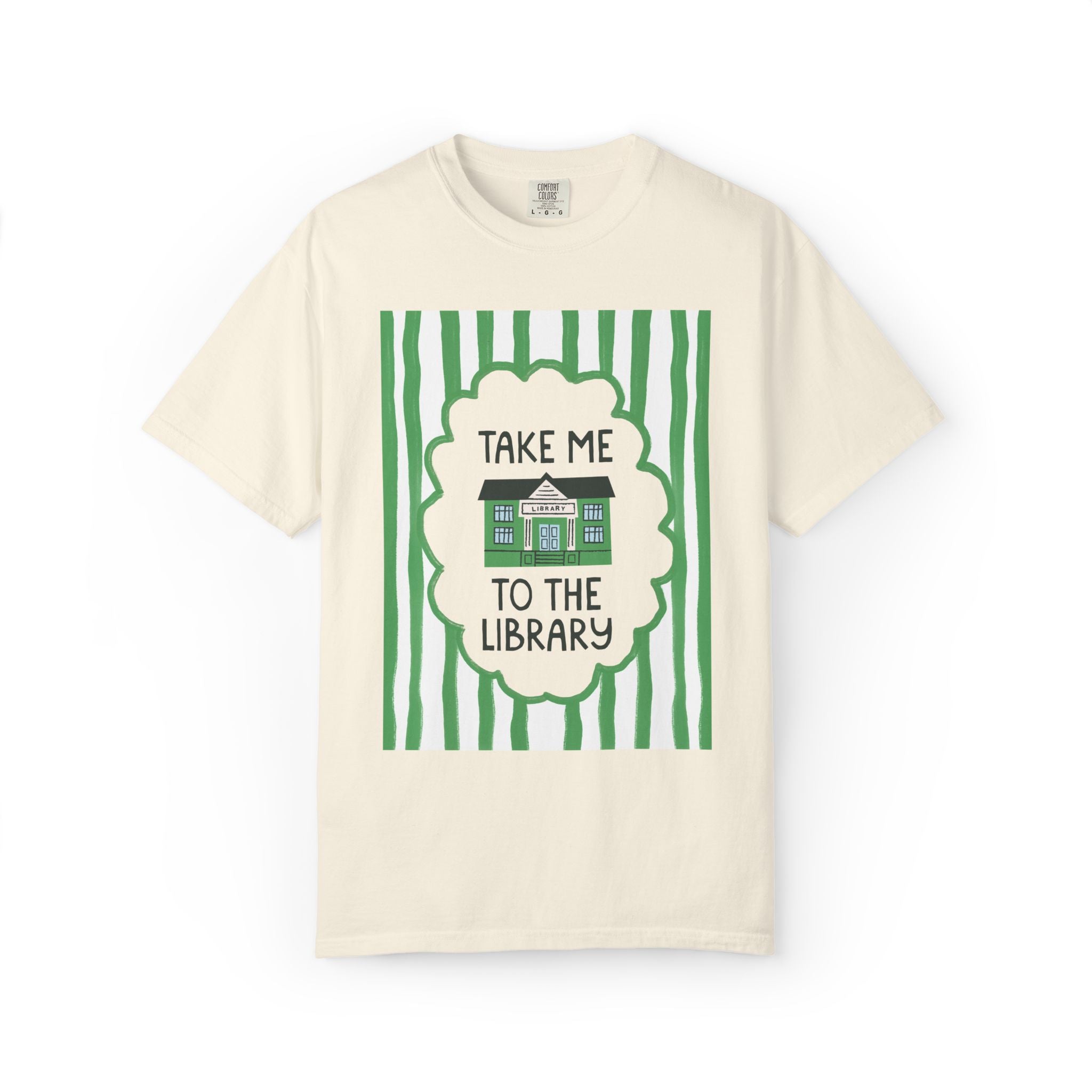 Bookish Librarian Tee Shirt for Bookworm or Romance Reader: Take Me To the Library, Silly Reading Teacher T-Shirt for Friend Who Loves Books