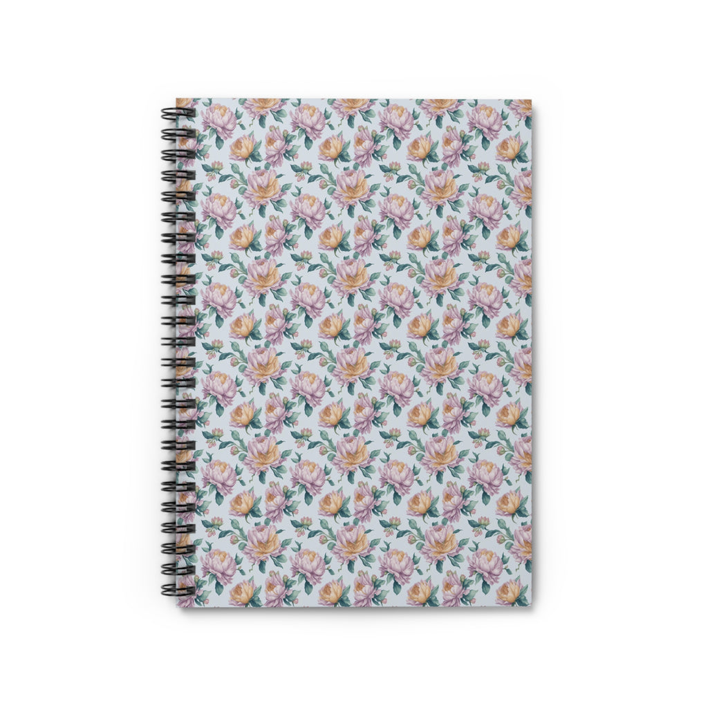 Peppy and Colorful Flower Notebook for Teen Who Loves Flowers and Journaling