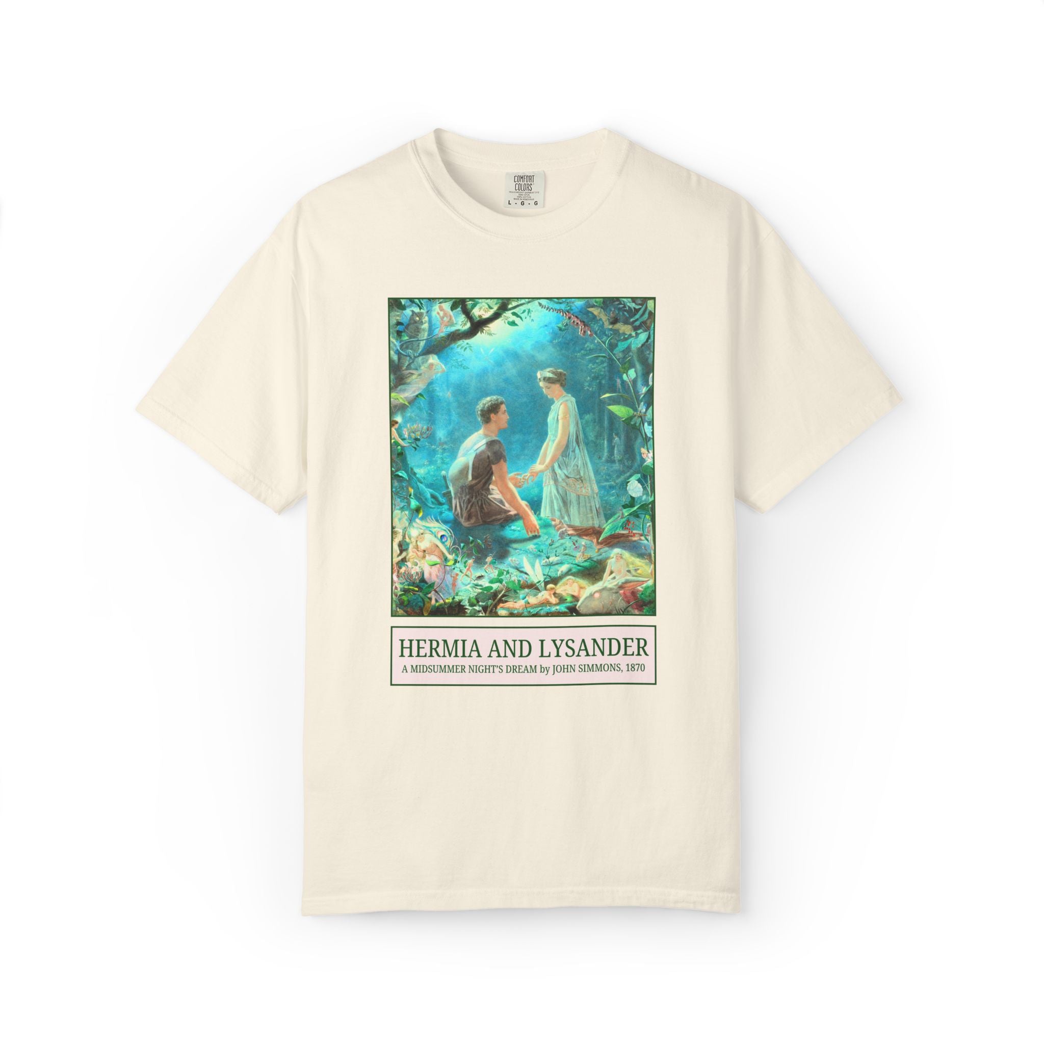 William Shakespeare Midsummer Night's Dream Art History Tee Shirt, Painting by John Simmons, High School or College English Teacher T-Shirt