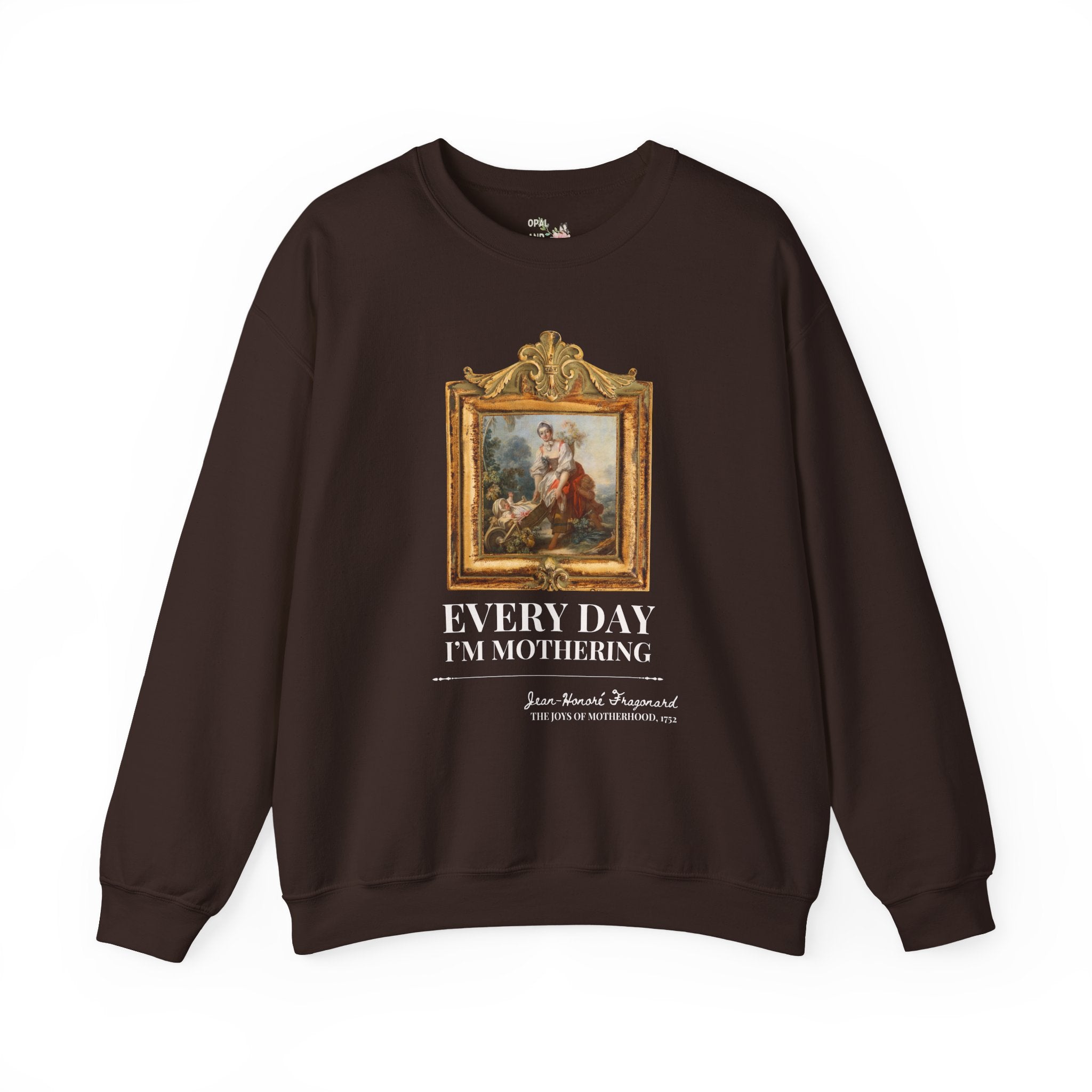 Art History Sweatshirt for Moms Who Love Jean-Honoré Fragonard and Rococo Art History, Funny Saying Shirt for Mom of Twins or Triplets