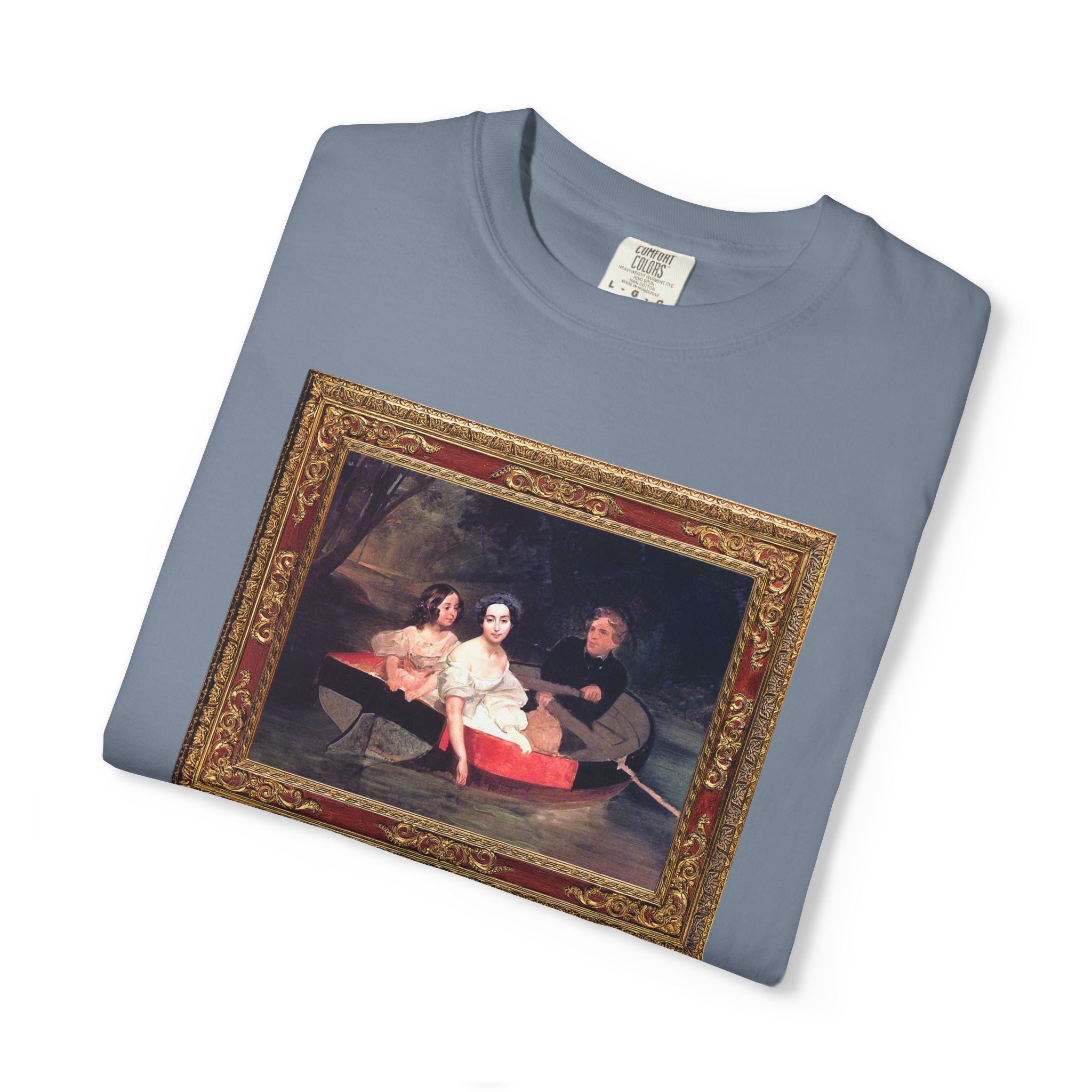 Probably Thinking About History Tee Shirt with Famous Painting: Cute Art History Buff or History Professor T-Shirt for History Lover