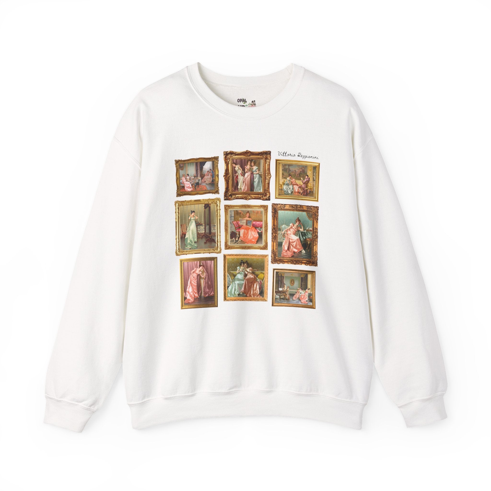 Vittorio Reggianini Art History Lover Sweatshirt, 19th Century Italian Art Museum Lover Gift, Famous Paintings, Rococo Aesthetic European Art