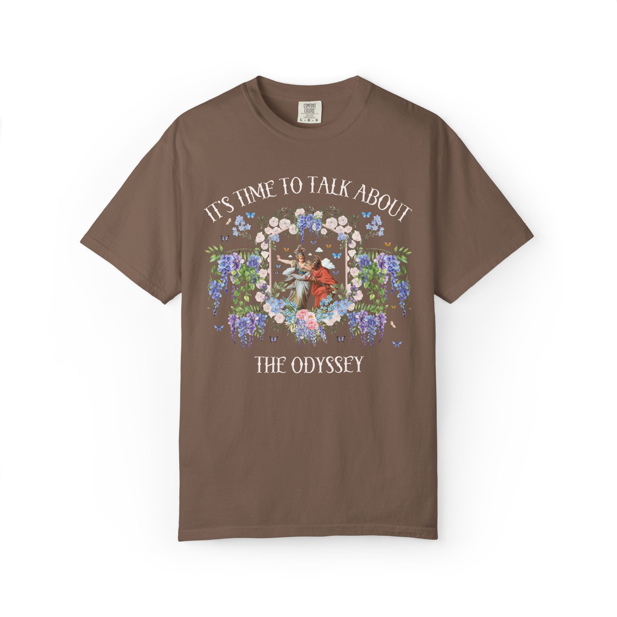 The Odyssey Art History Buff Tee Shirt: Ancient Greek Mythology History Buff T-Shirt, Homer Ancient Classic Literature, Poetry Major Gift
