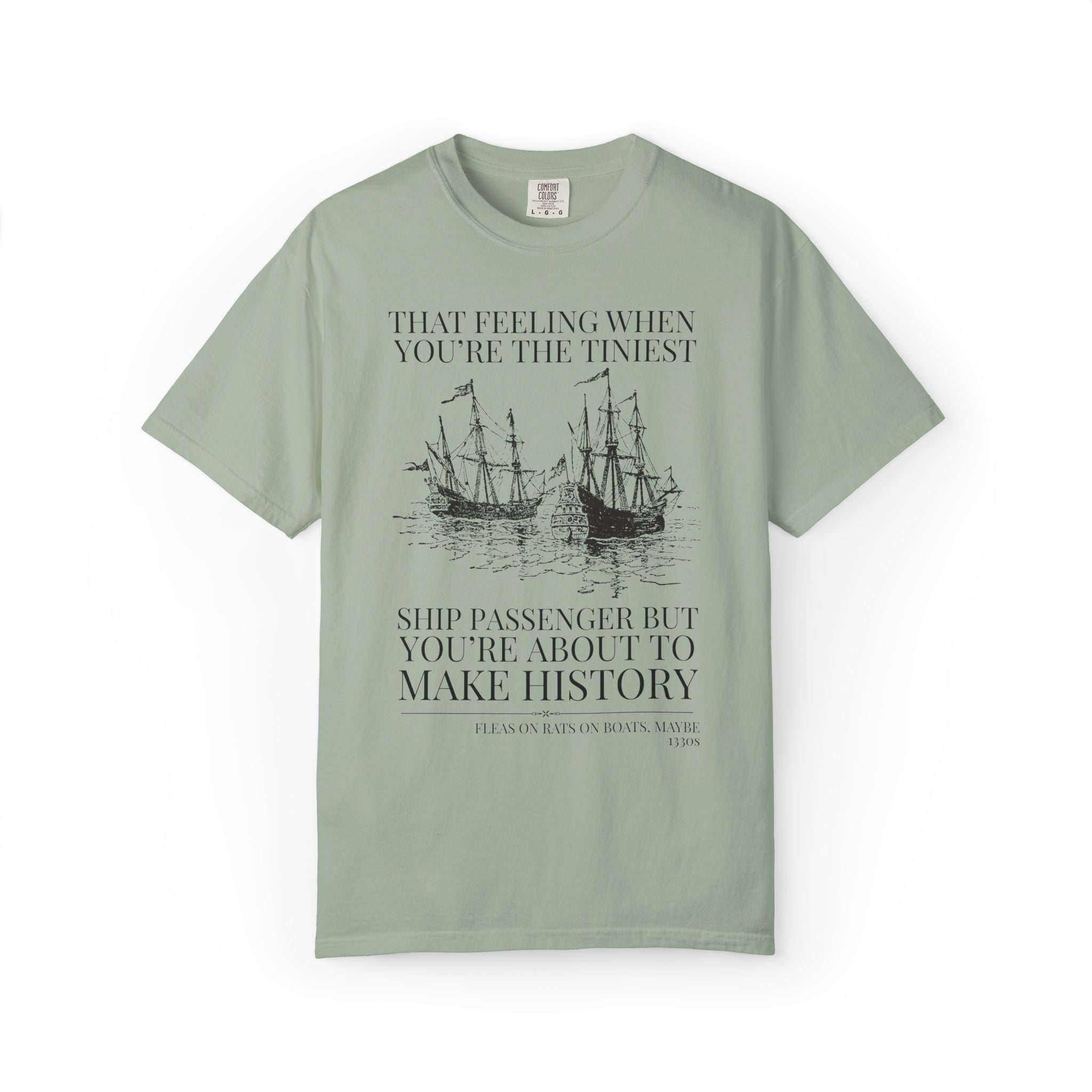 The Black Death Bubonic Plague History Buff Tee Shirt: 14th Century History, European Medieval Middle Ages T-Shirt with Vintage Aesthetic