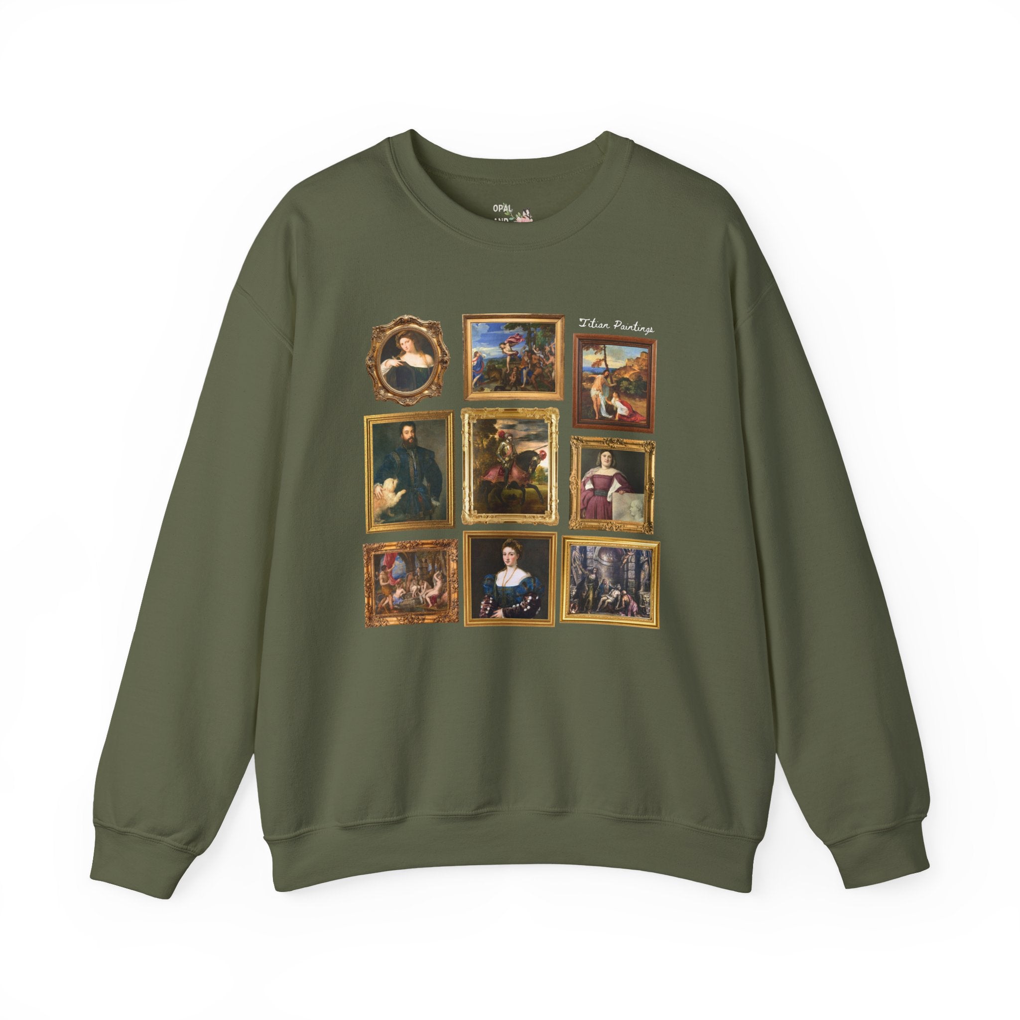 Titian Art History Sweatshirt: Famous Paintings, 16th Century Art Historian Crewneck for Museum Lover or Friend Who Loves Art, 1500s European Art